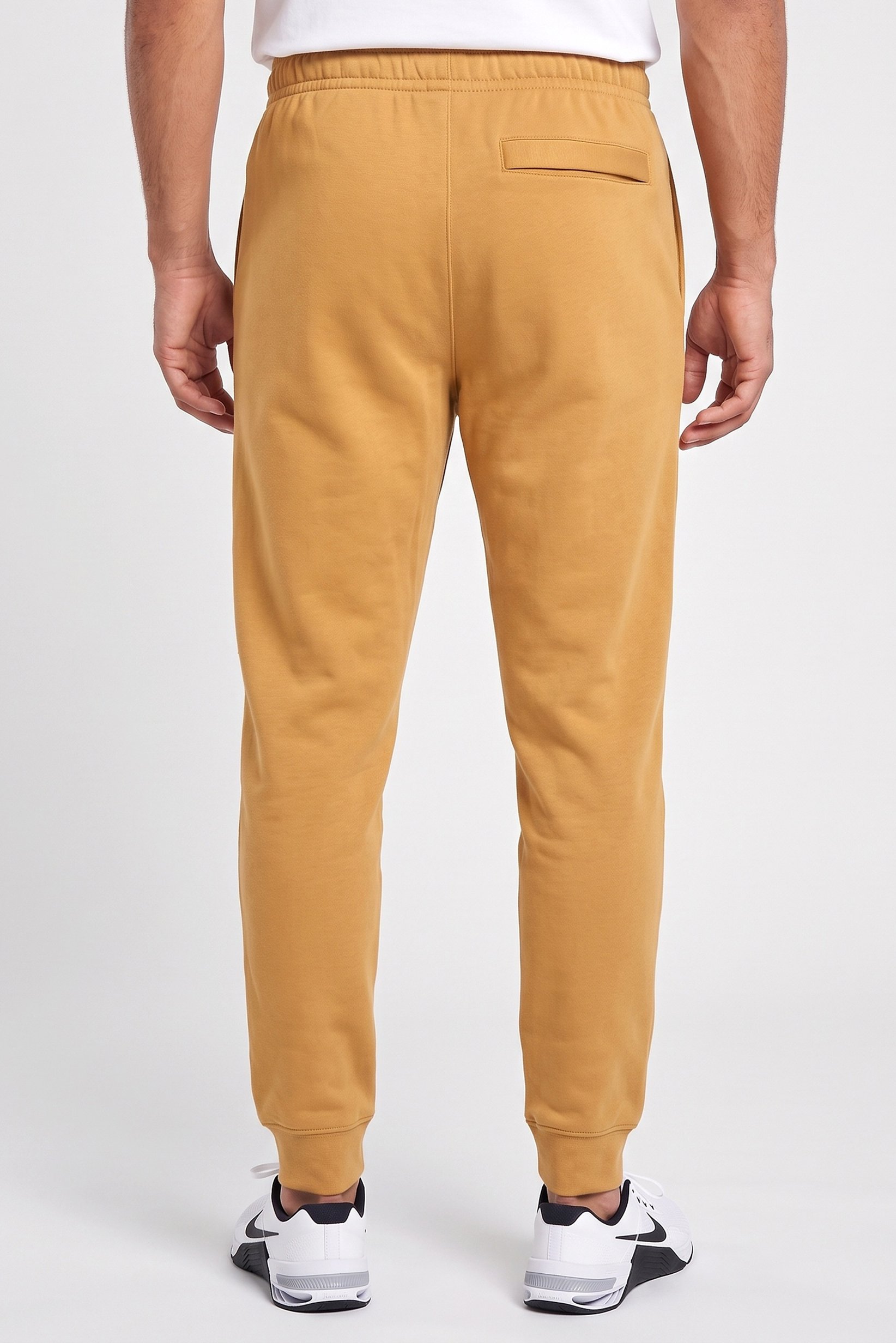 Men Standard Fit Drawstring Training Sweatpants, Light Brown