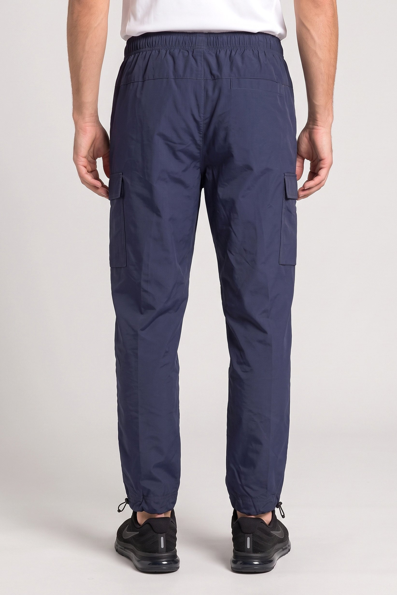 Men Sportswear Fit Training Track Pants, Navy Blue