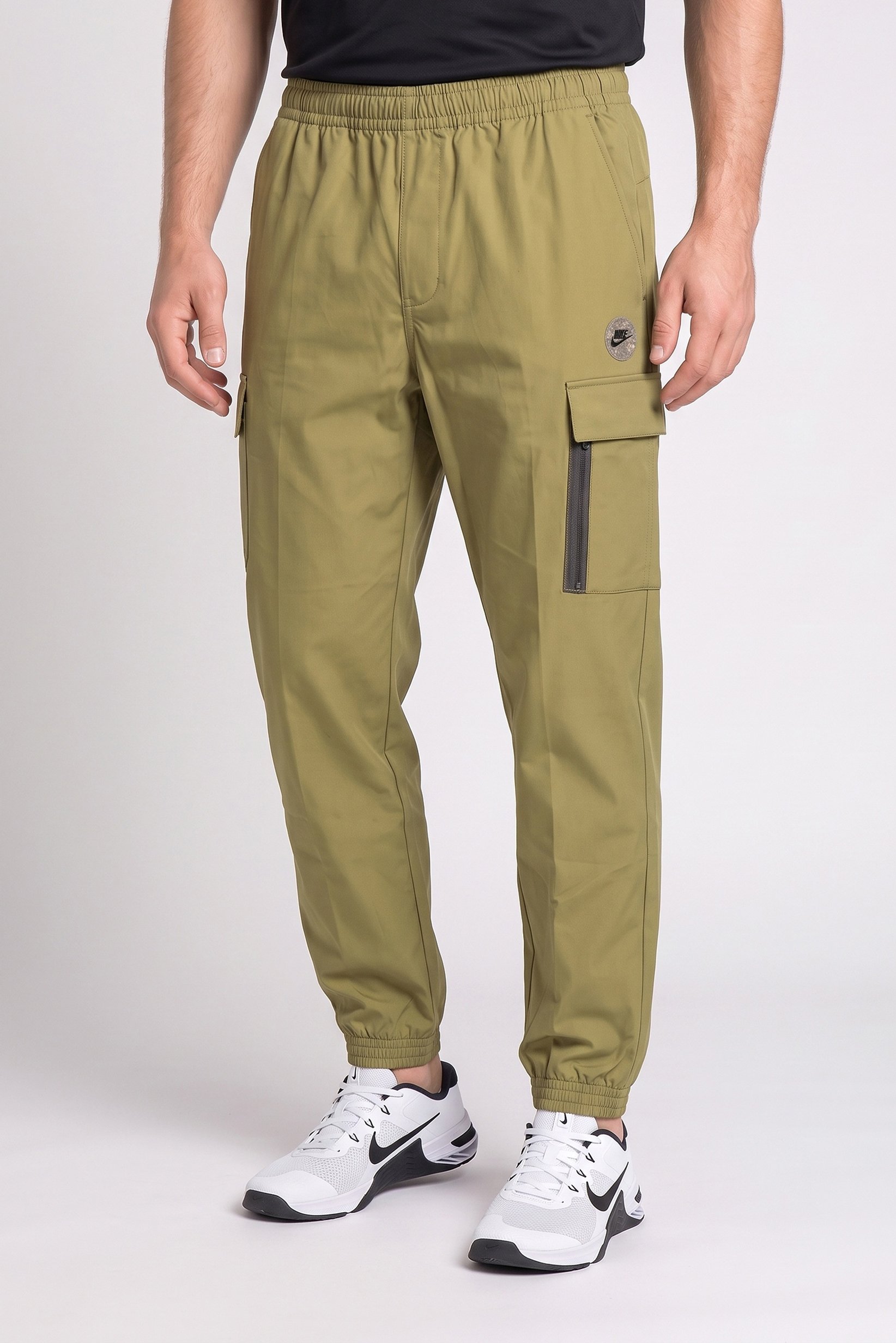 Men Dri Fit Training Sweatpants, Olive
