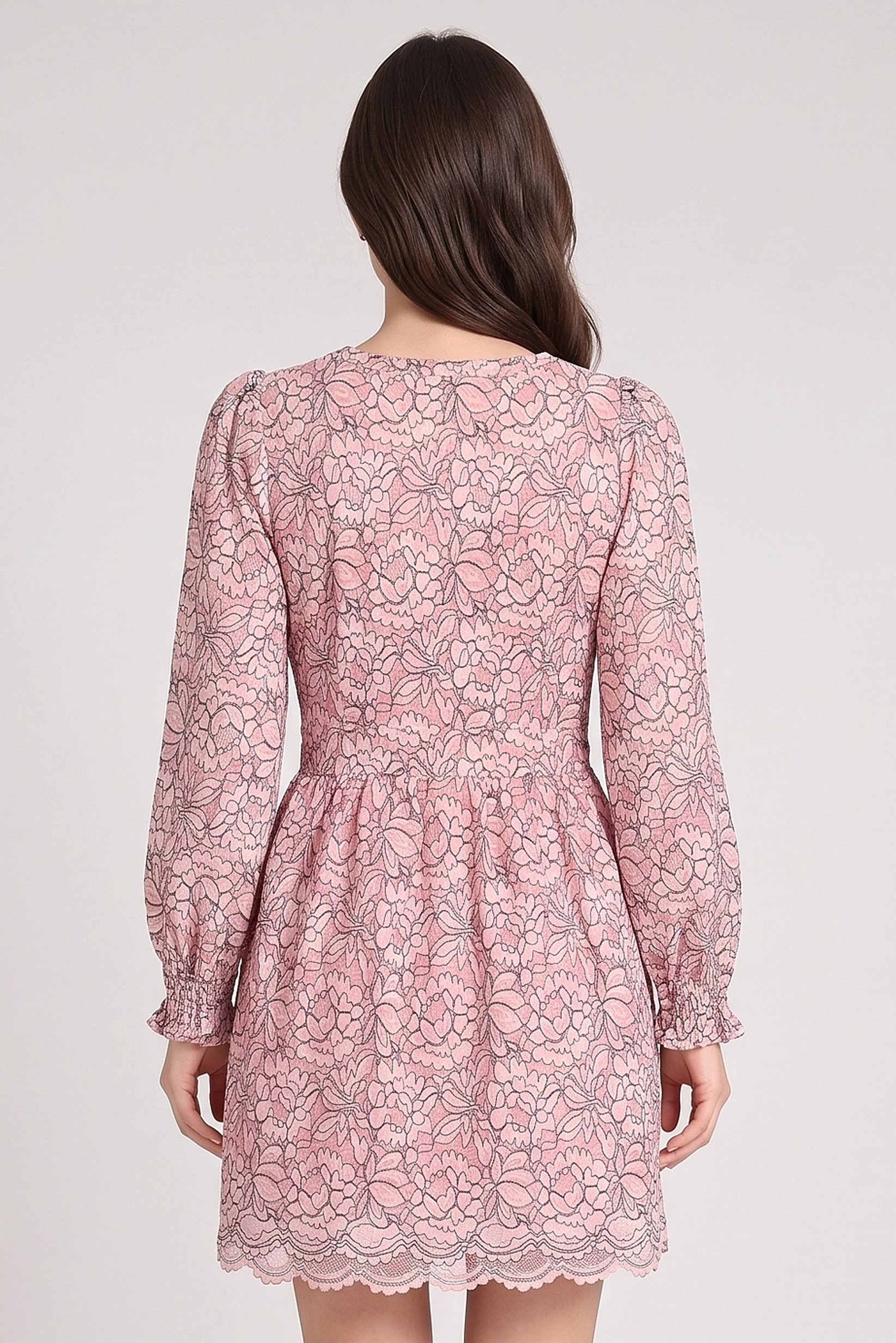 Women Textured Mini Dress, Multicolor