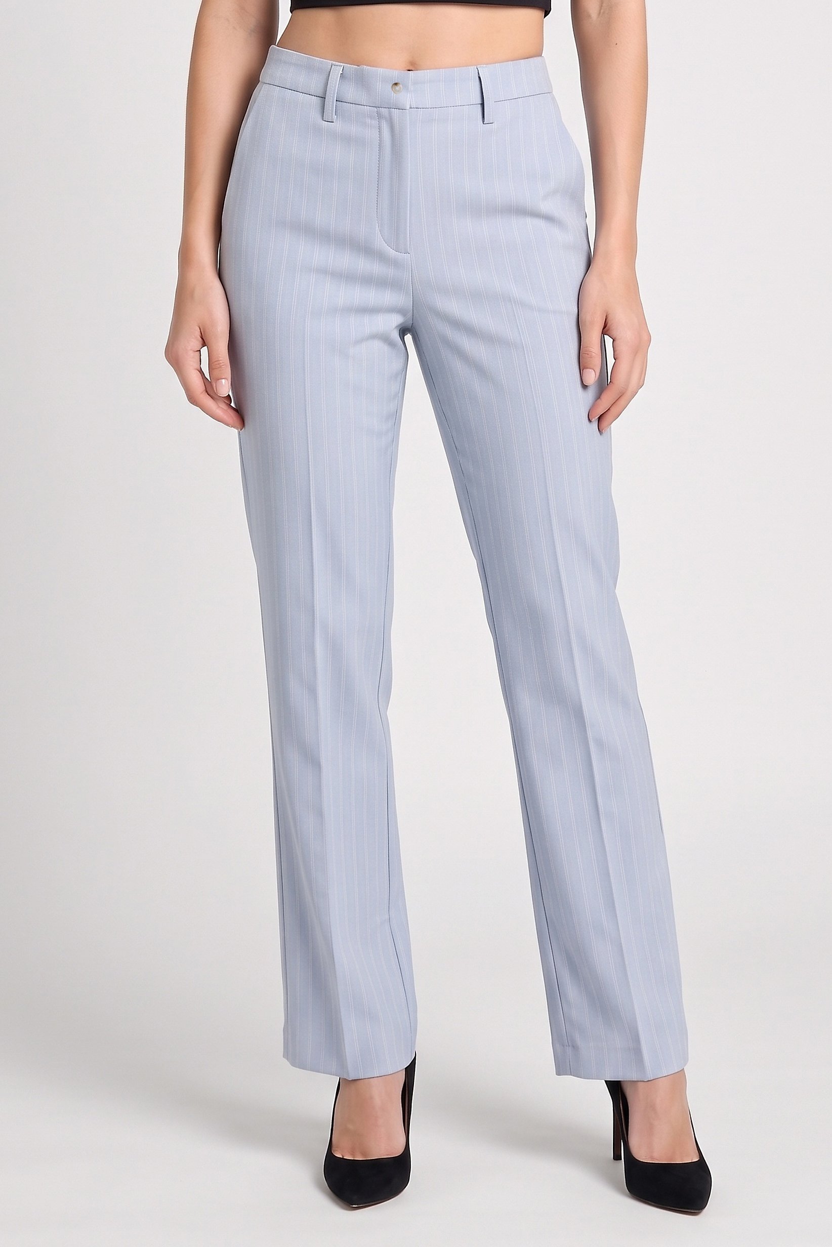 Women Regular Fit Stripe Wide Leg Pants, Multicolor