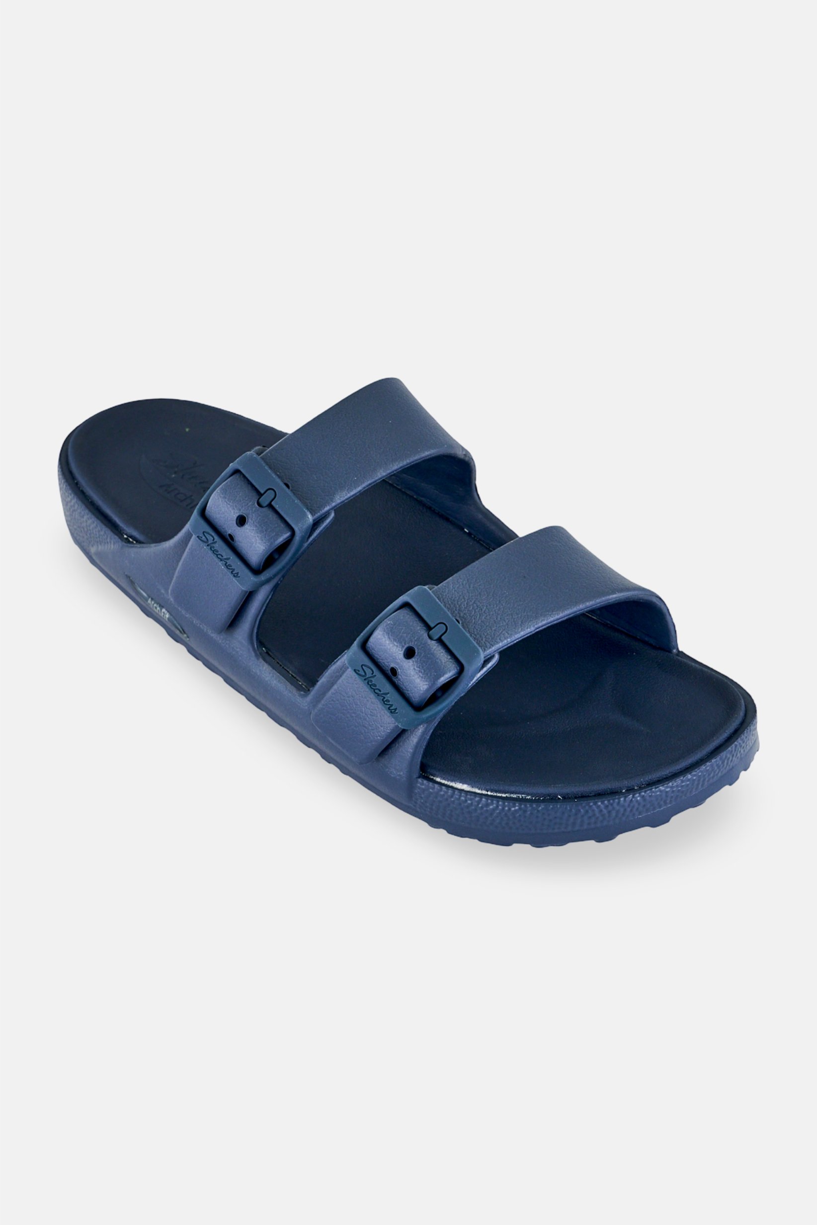 Women Arch Fit Cali Breeze Slip On Slides, Navy