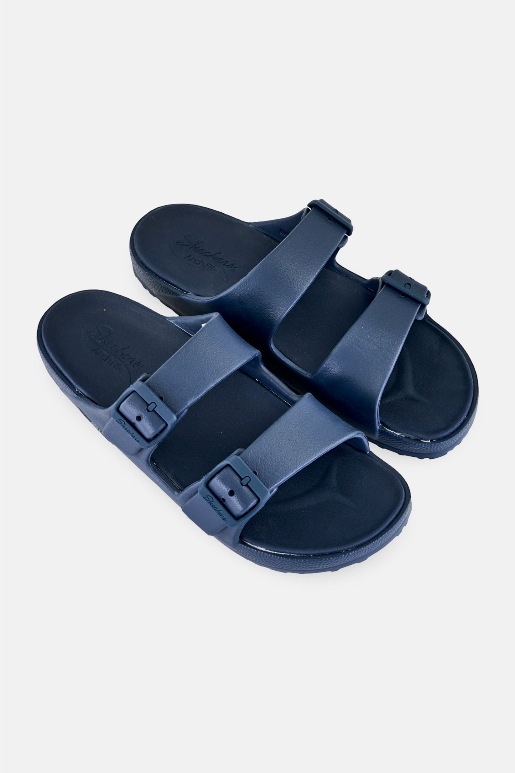 Women Arch Fit Cali Breeze Slip On Slides, Navy