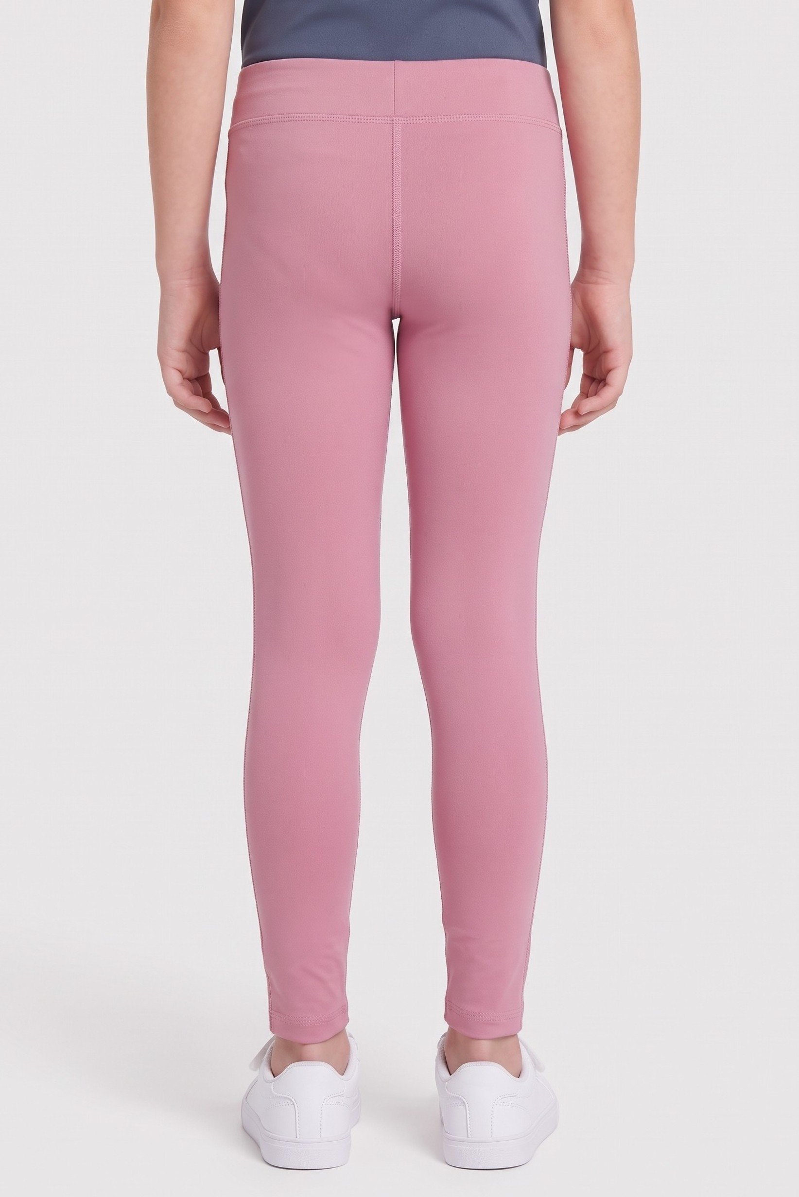 Kids Girl Sportswear Fit Training Leggings, Dusty Pink