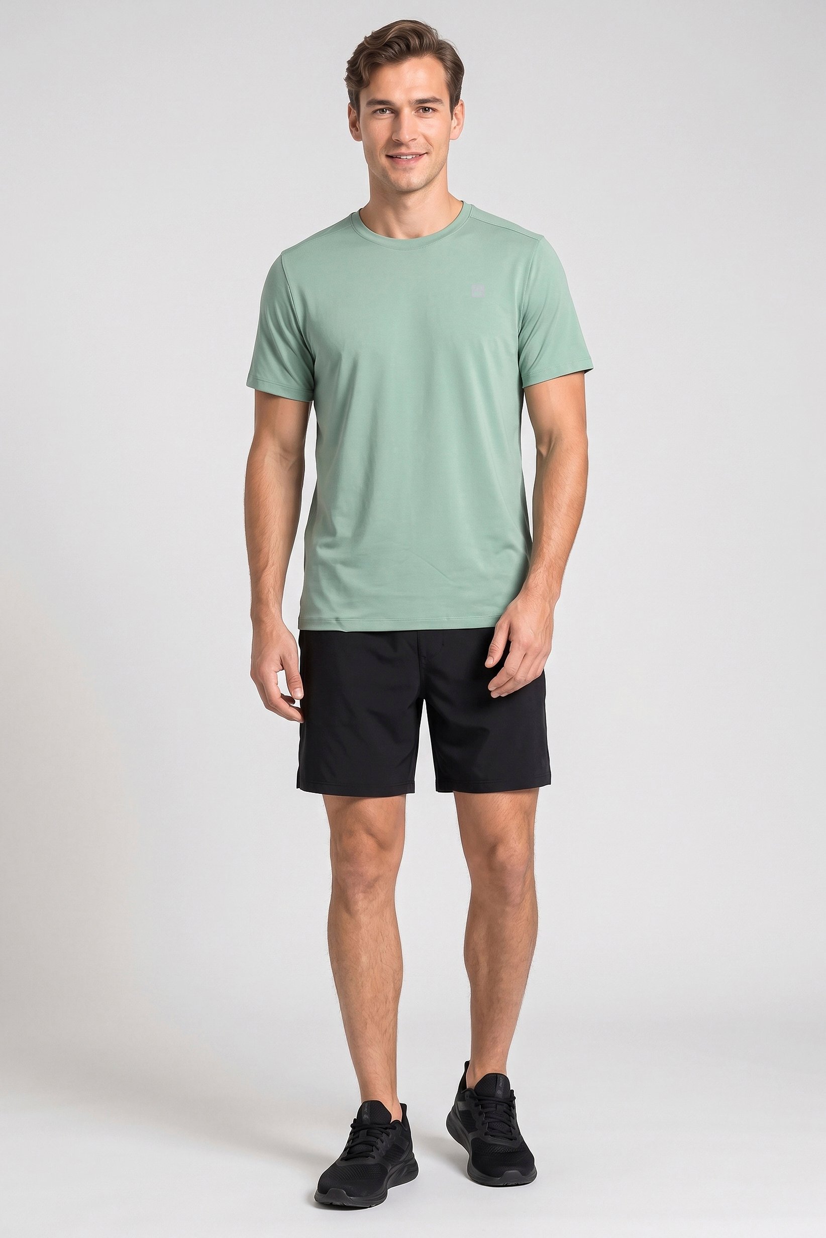 Men Sportswear Fit Short Sleeve Training T-Shirt, Green