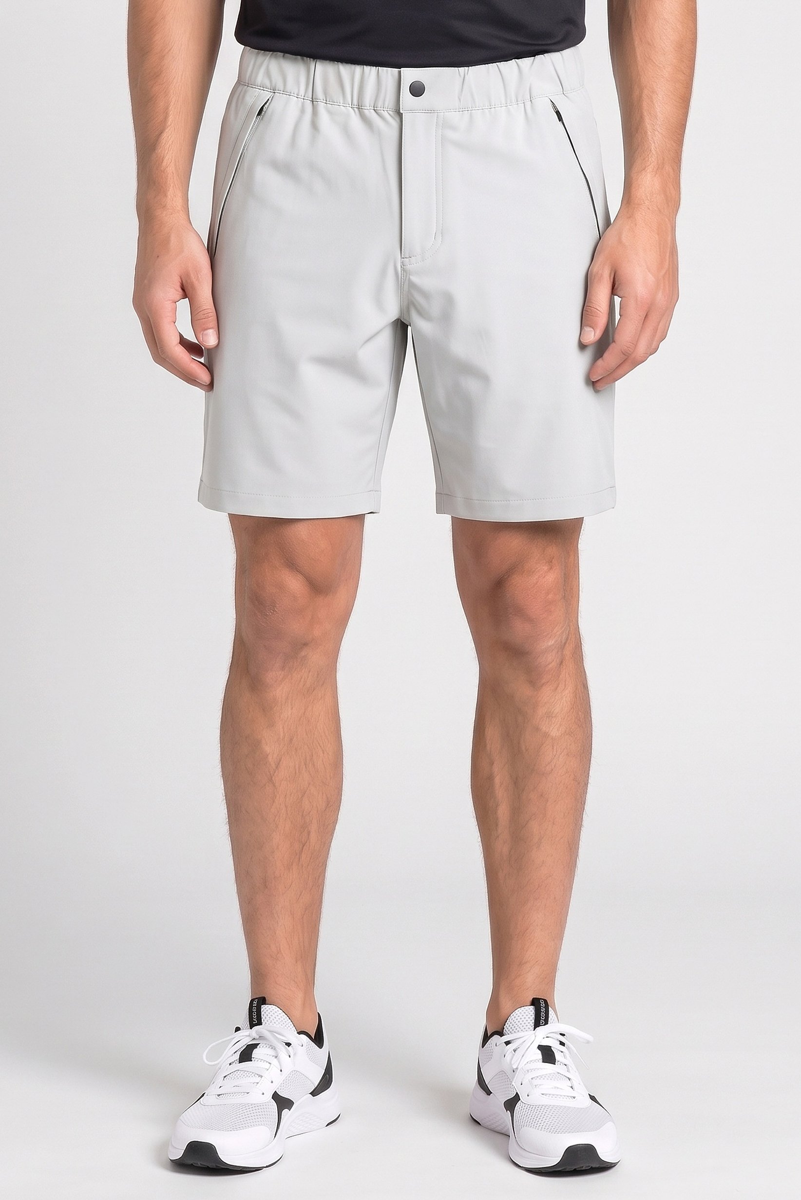 Men Sportswear Fit Outdoor Shorts, Grey