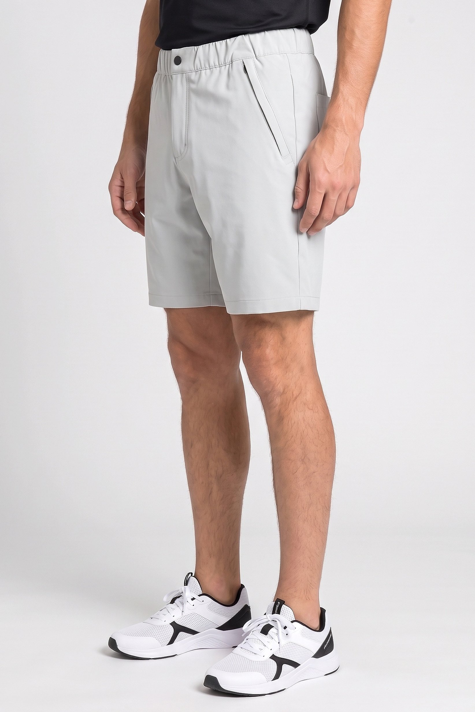 Men Sportswear Fit Outdoor Shorts, Grey