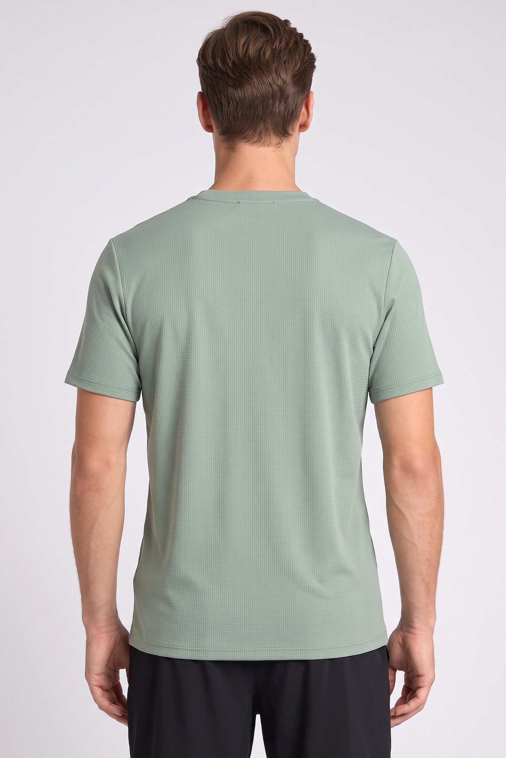 Men Sportswear Fit Short Sleeve Training T-Shirt, Green