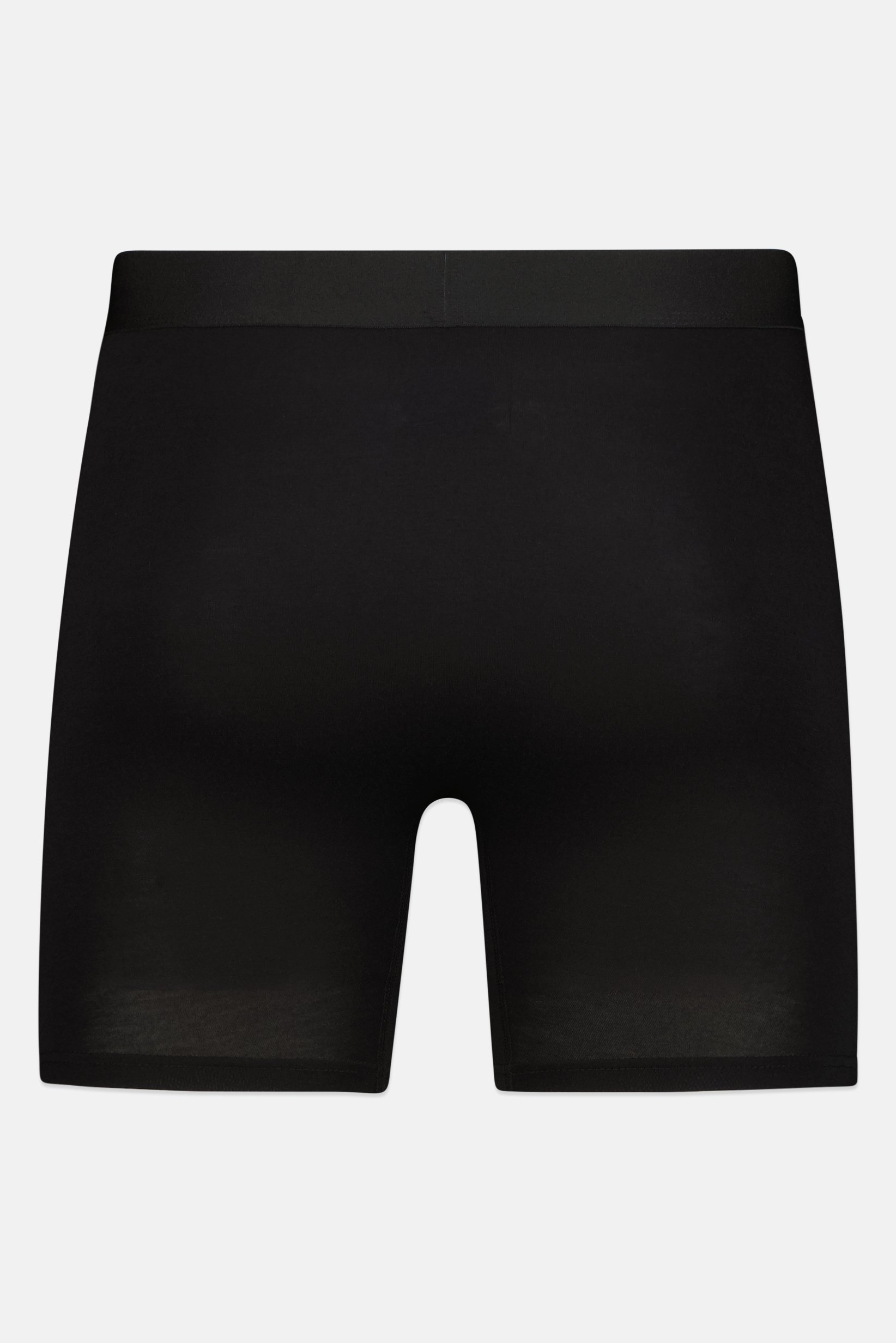 Men 4 Pcs Brand Logo Boxer Briefs, Black