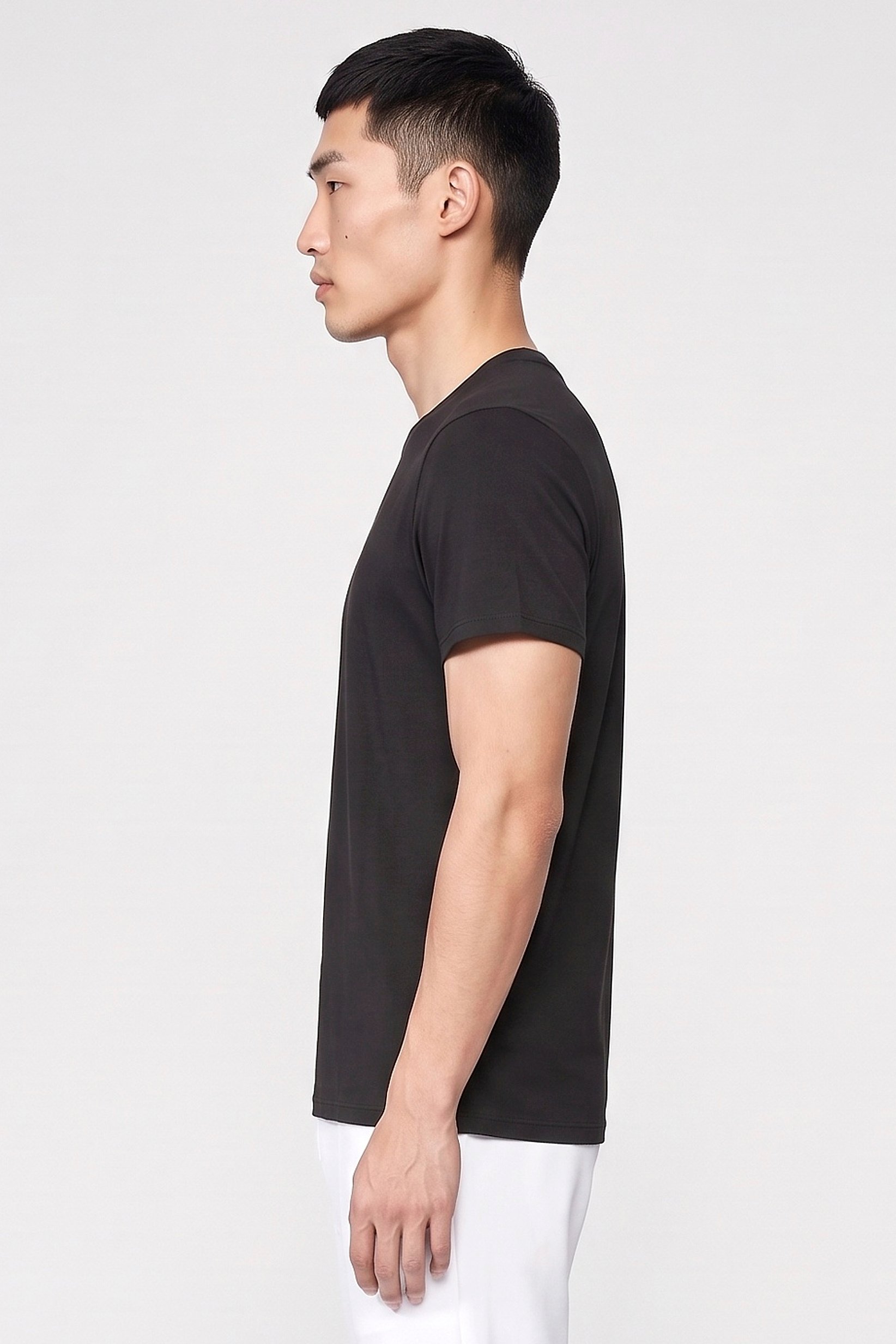 Men Sportswear Fit Short Sleeve Training T-Shirt, Black