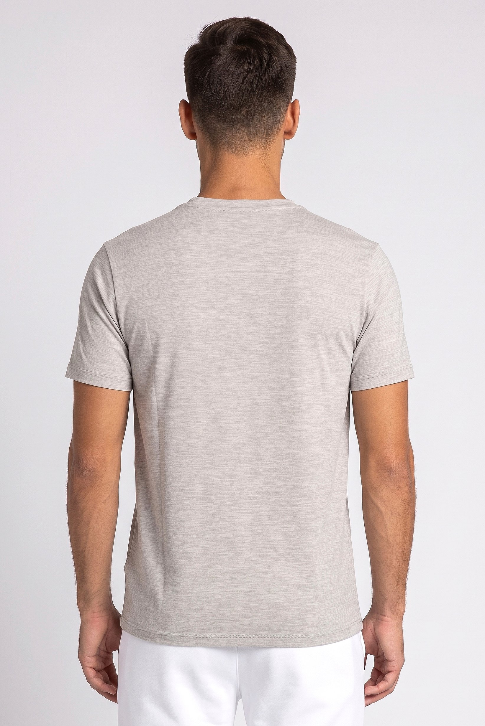 Men Sportswear Fit Short Sleeve Outdoor T-Shirt, Grey