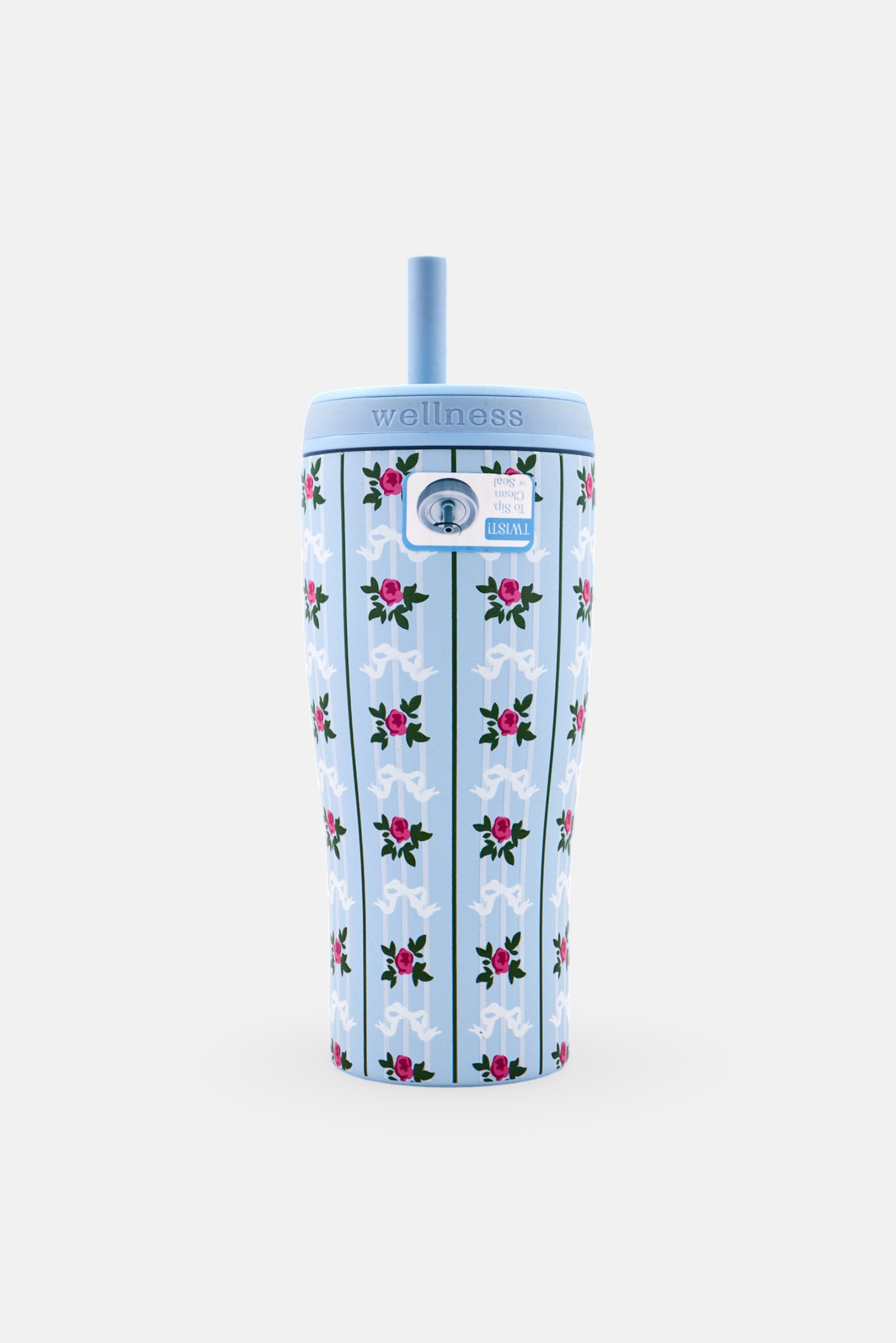 Stainless Steel Vacuum Insulated Tumbler With Straw 590ml, Multicolor