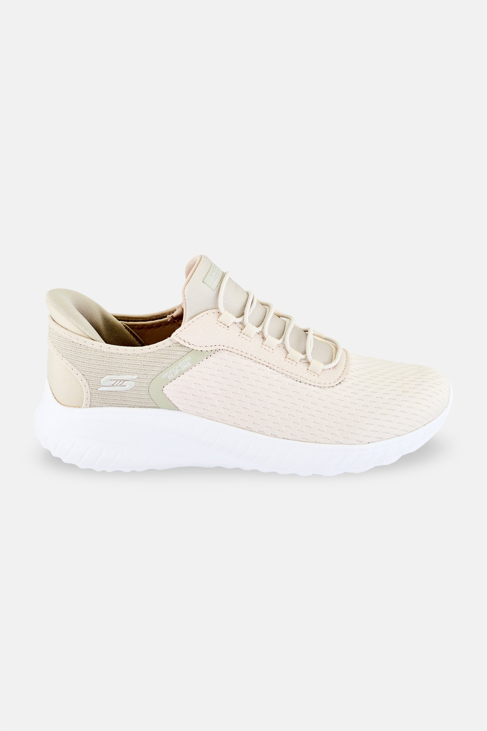 Women Bobs Squad Chaos Slip On Training Shoes, Off White