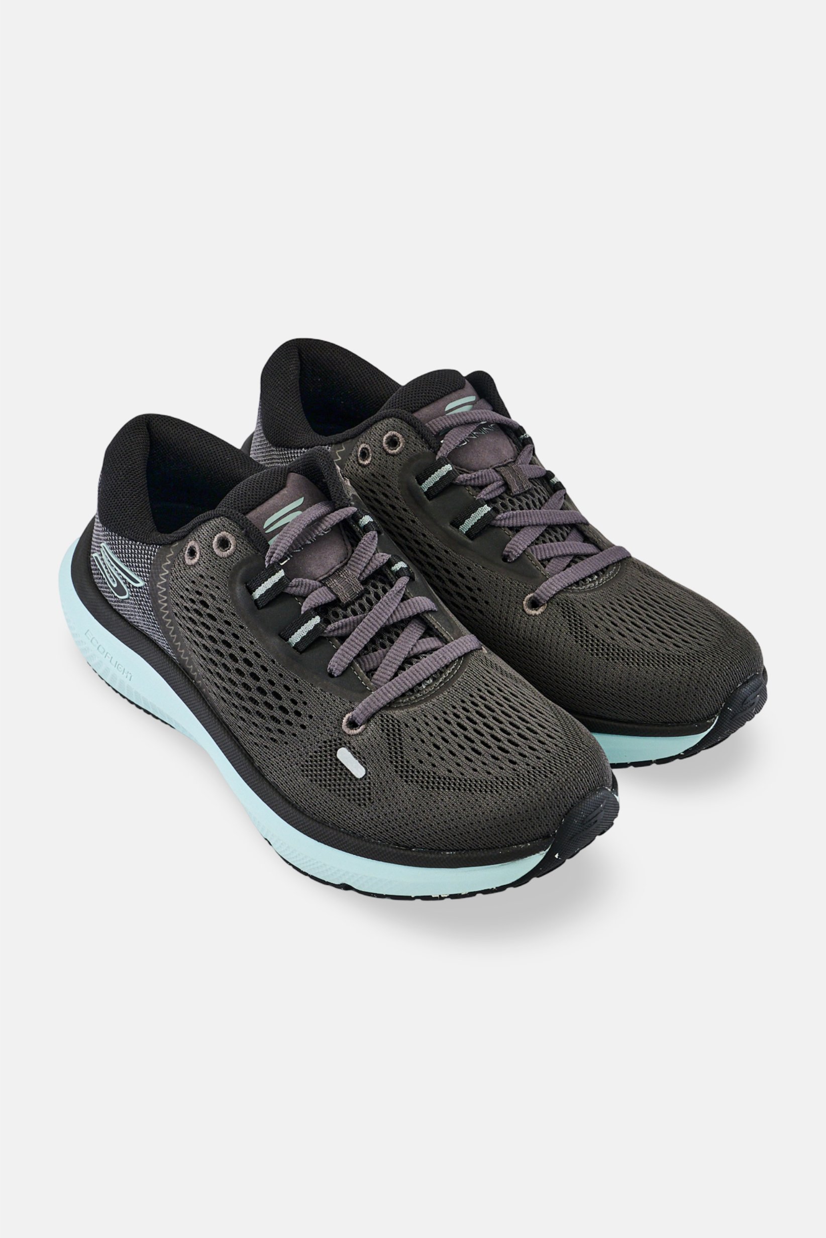 Women Go Run Lace Up Training Shoes, Dark Grey