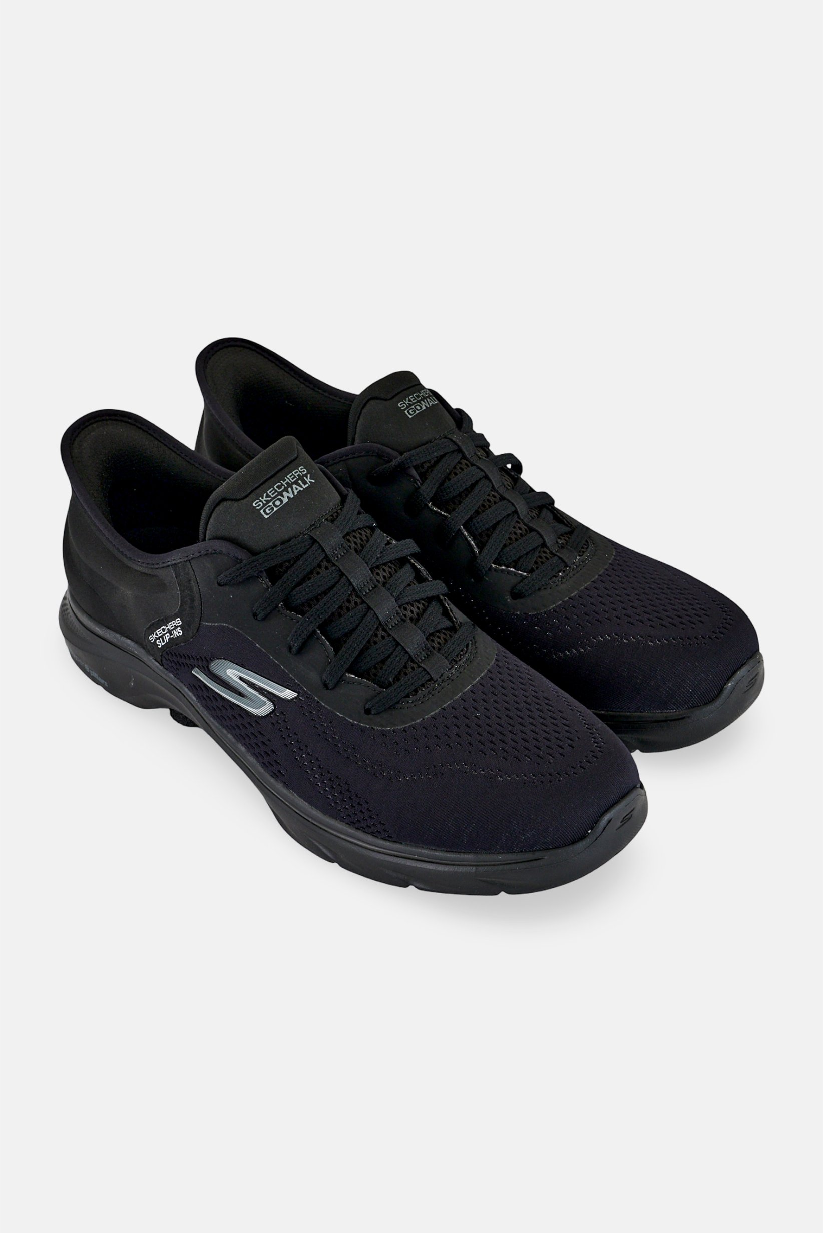 Women Go Walk 7 Lace Up Outdoor Shoes, Black