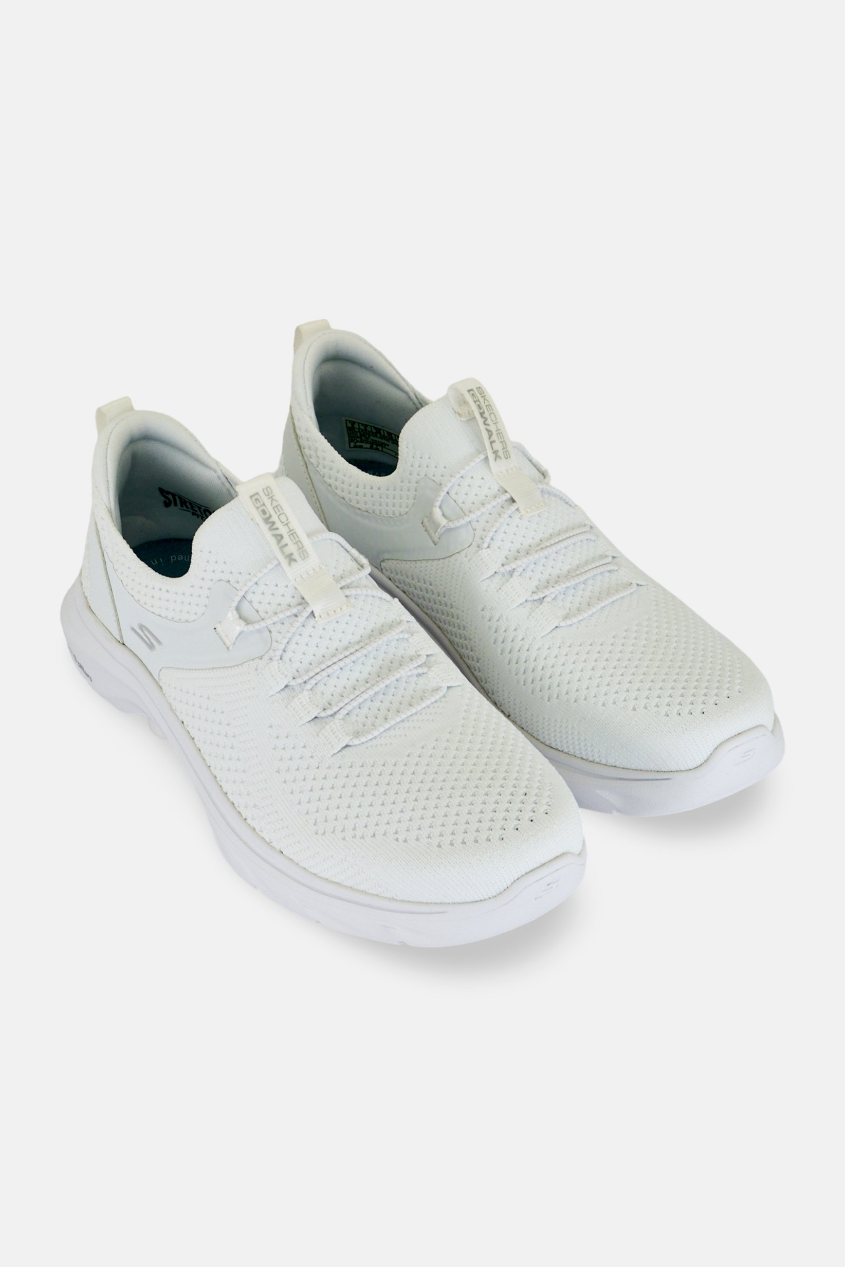 Women Go Walk 7 Lace Up Walking Shoes, White
