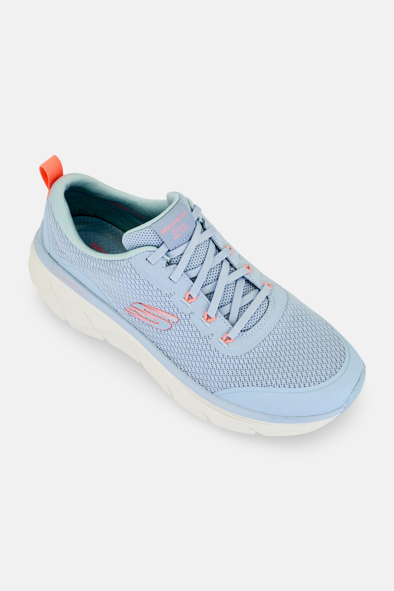 Women Dlux Walker Slip On Walking Shoes, Light Blue