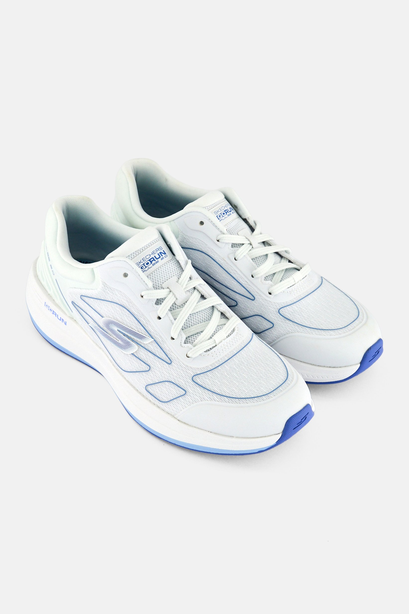 Women Cross Roads Lace Up Running Shoes, White