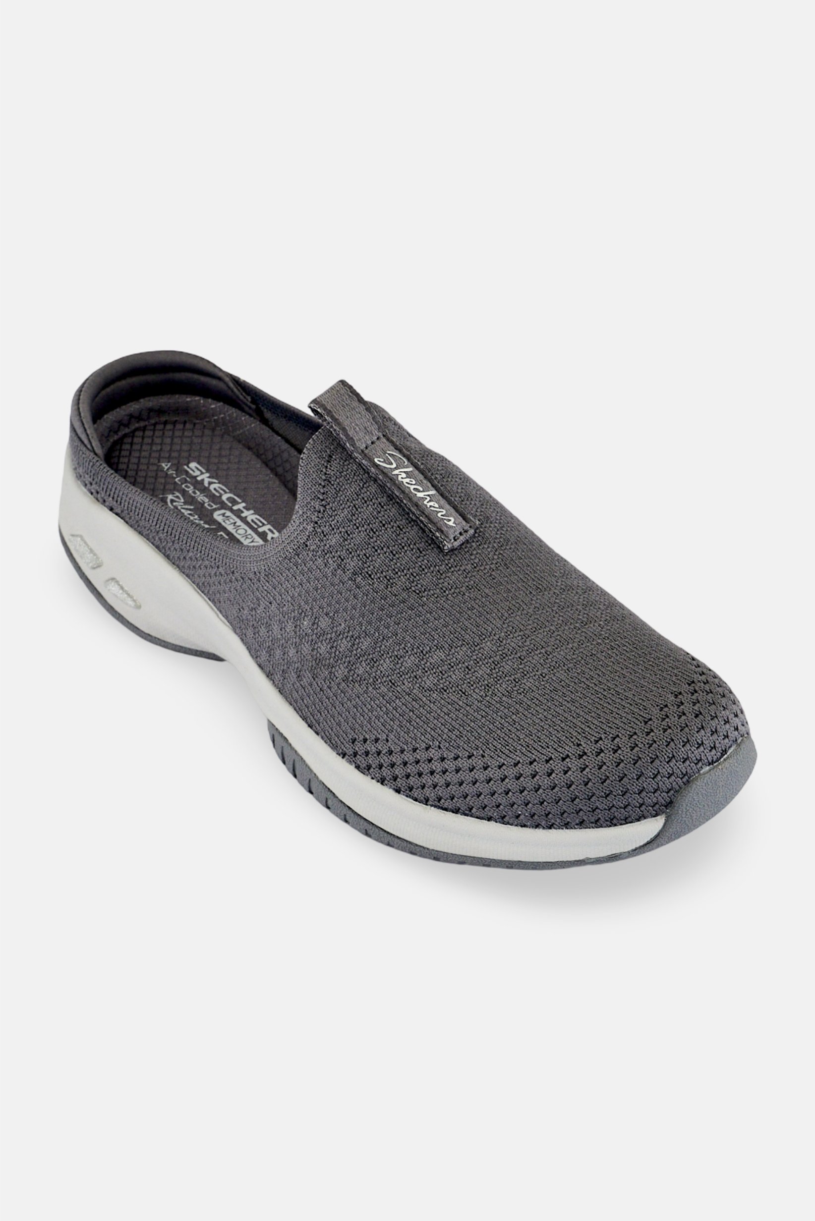 Women Commute Time Slip On Outdoor Shoes, Charcoal Grey
