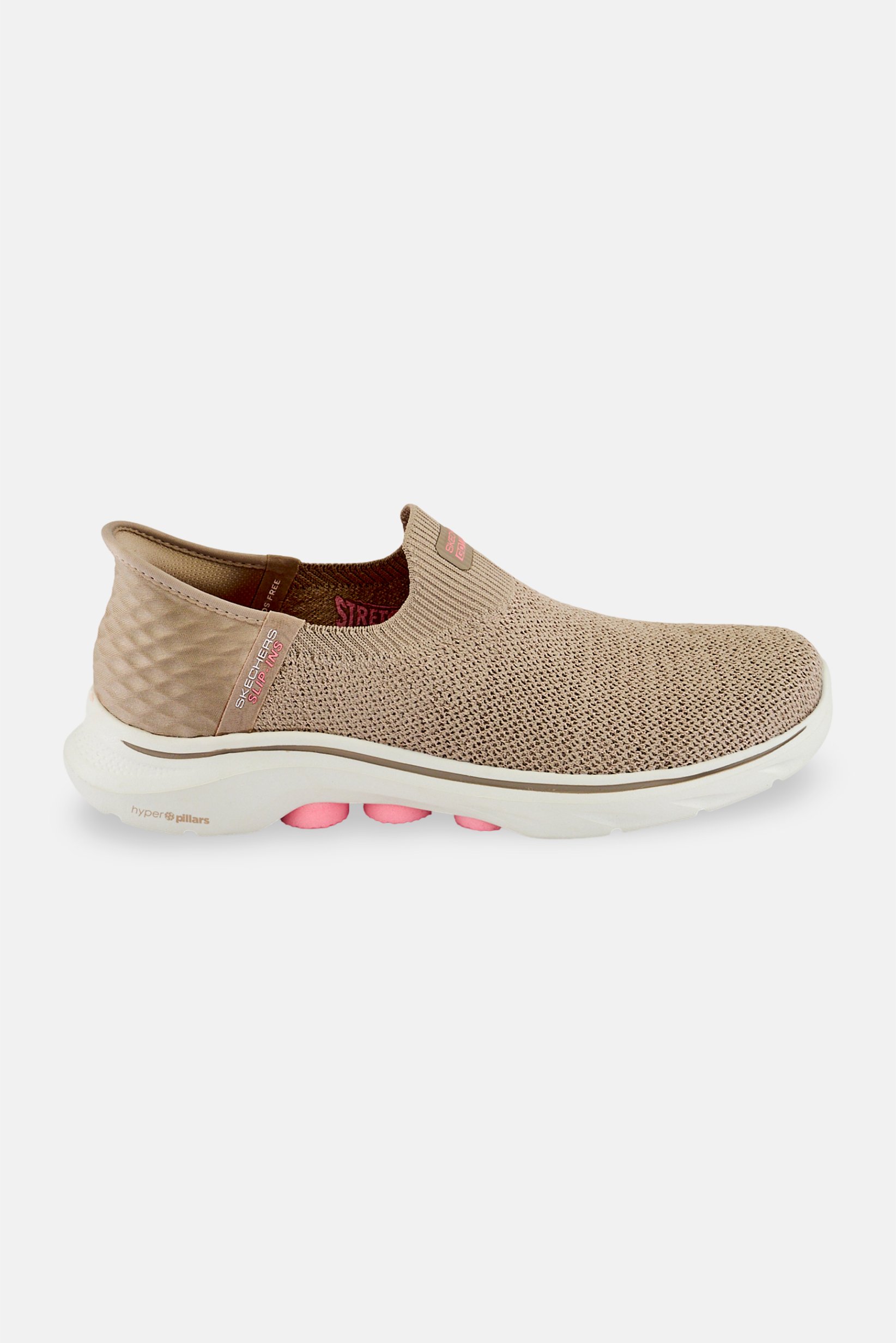 Women Go Walk 7 Slip On Walking Shoes, Taupe