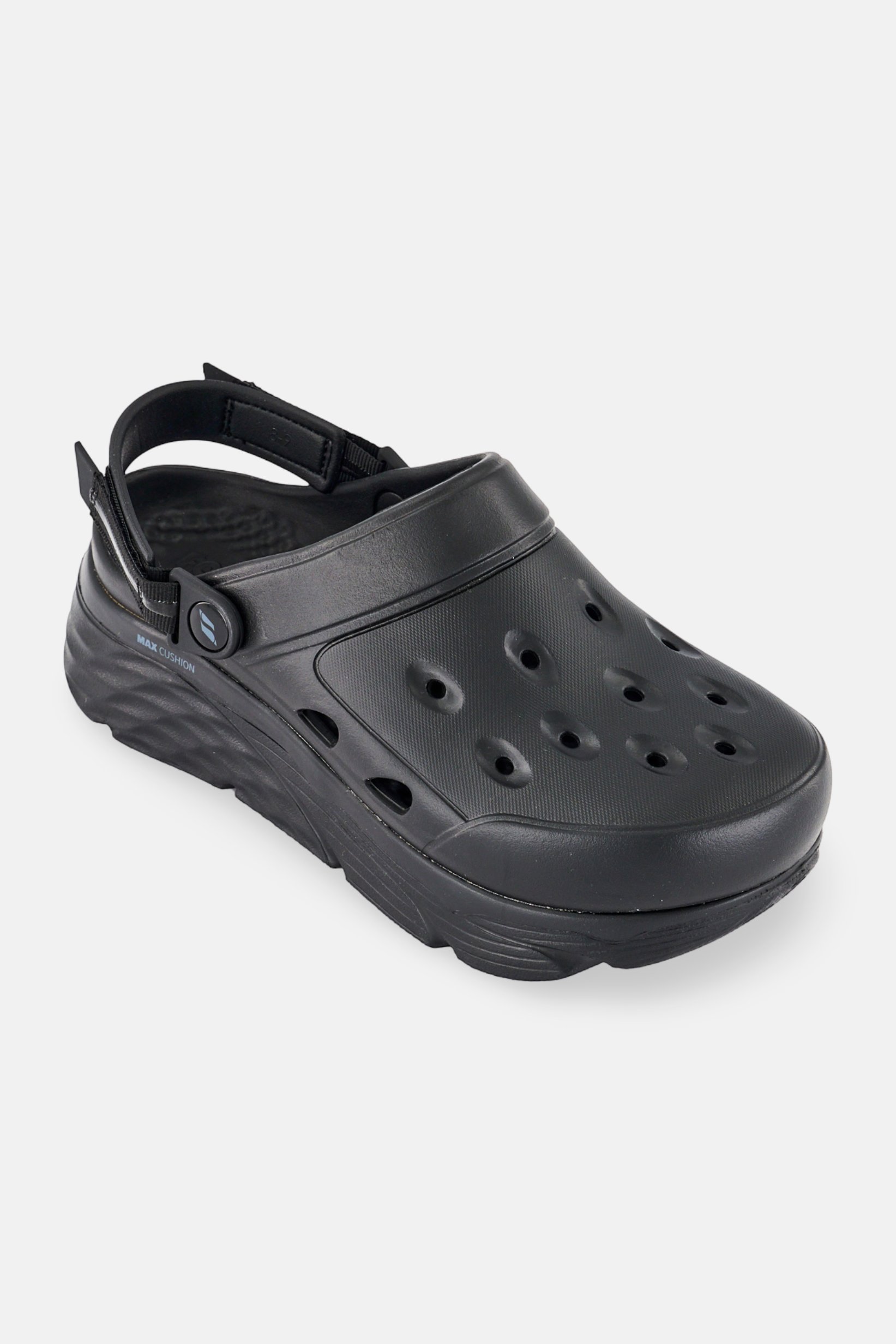 Women Max Cushioning Slip On Clogs, Black