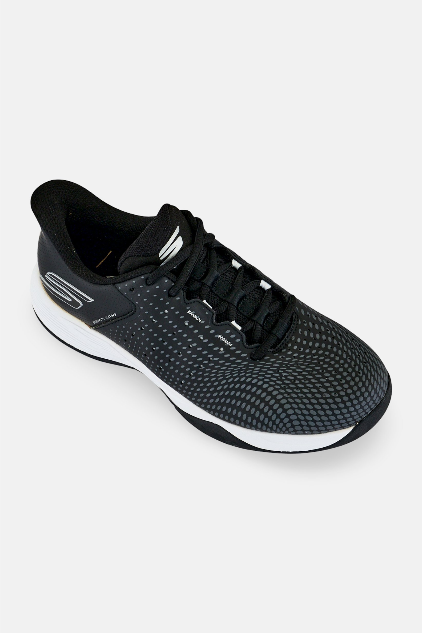 Women Viper Court Reload Lace Up Running Shoes, Black