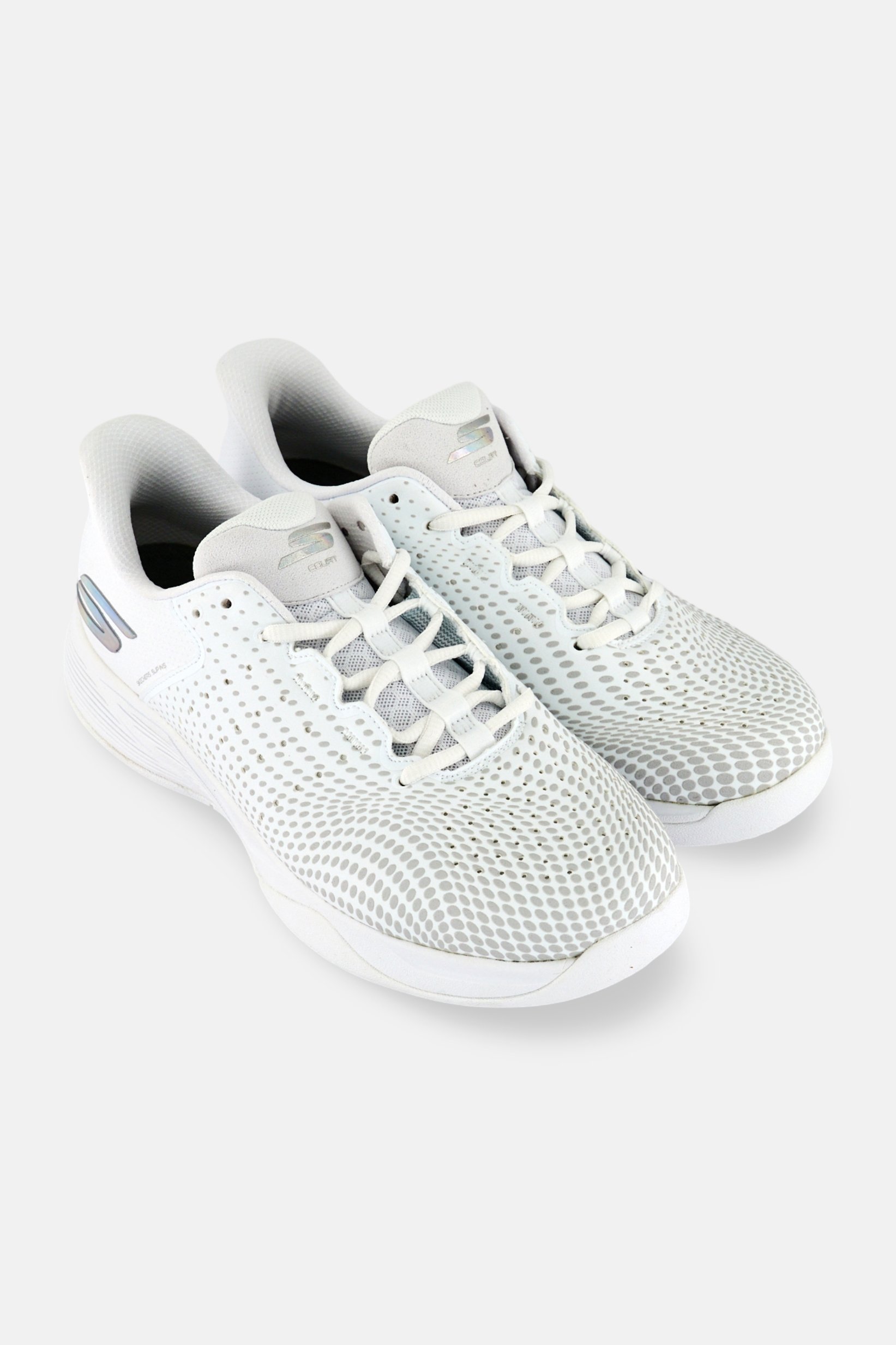 Women Viper Court Reload Lace Up Pickle Ball Shoes, White
