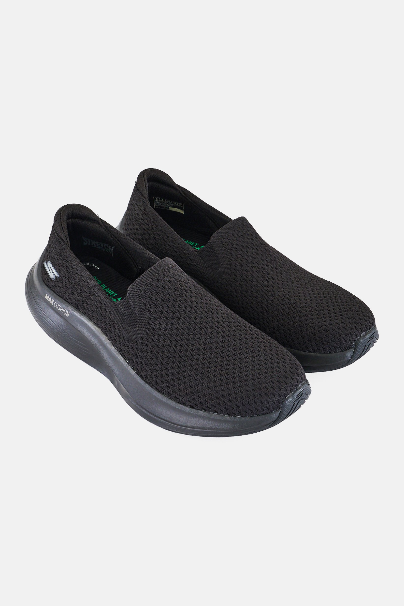 Women Go Walk Max Walker Slip On Outdoor Shoes, Black