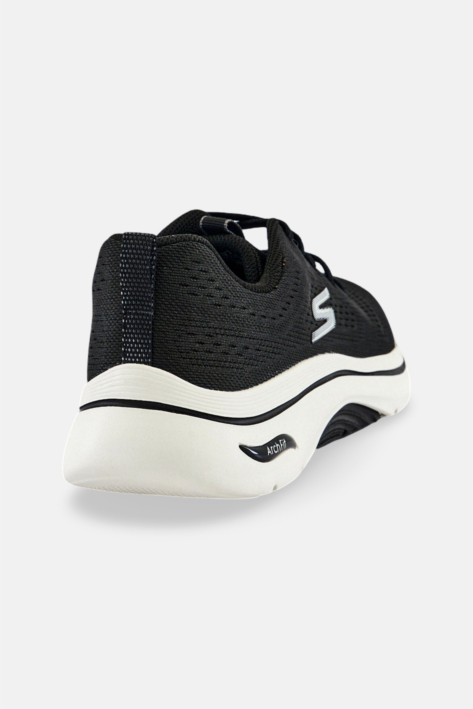 Women Go Walk Lace Up Training Shoes, Black