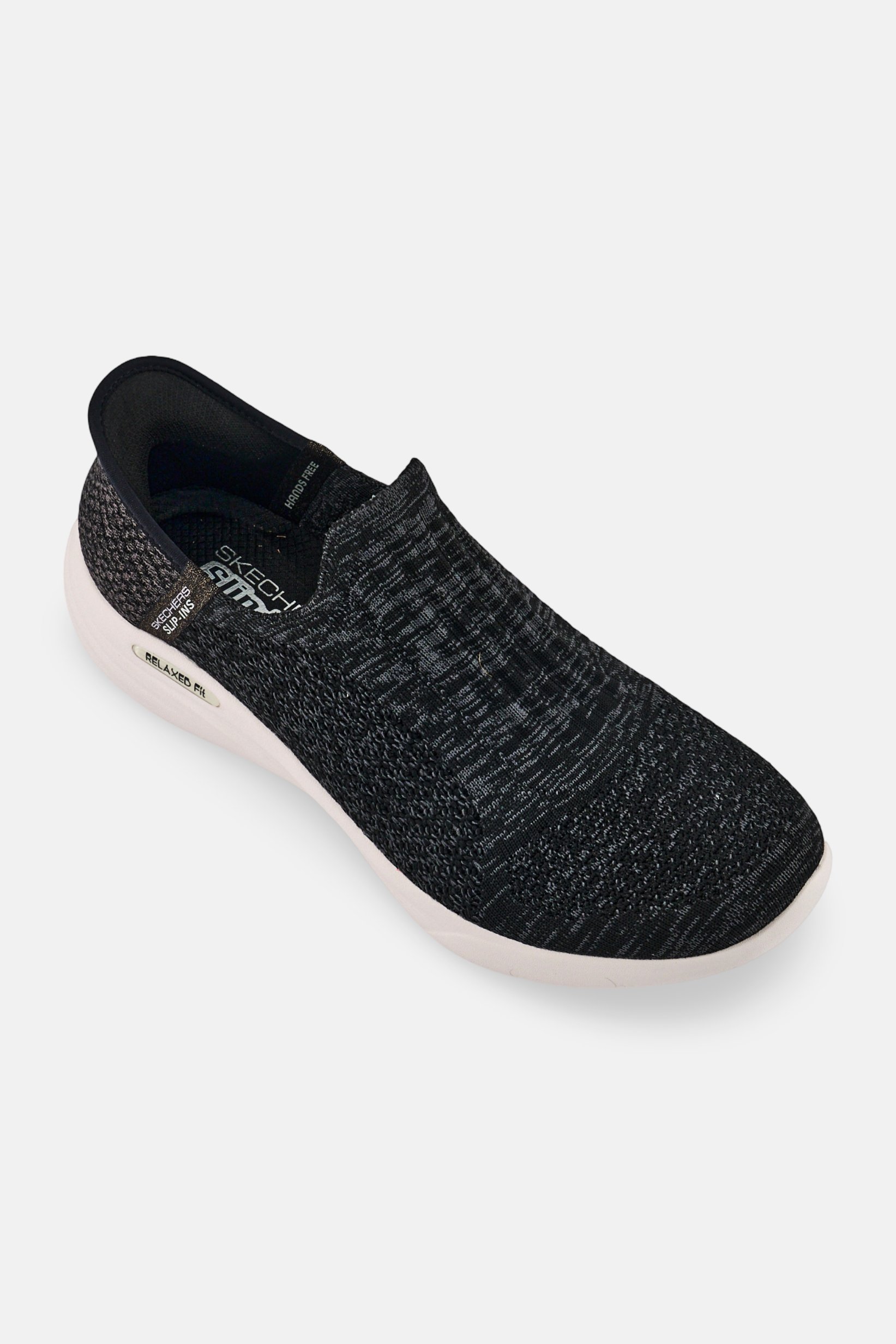 Women Relaxed Fit Slip On Training Shoes, Black