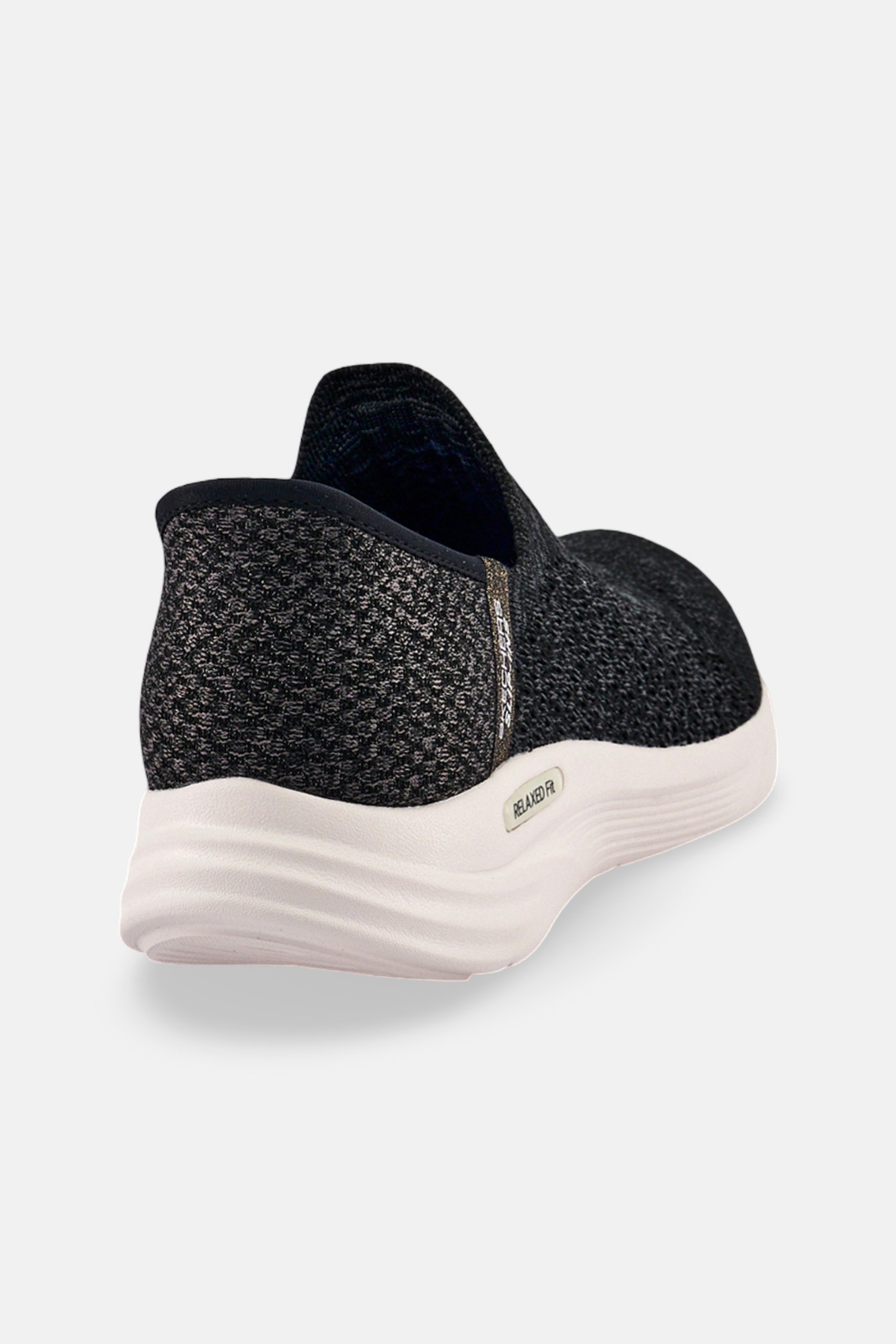 Women Relaxed Fit Slip On Training Shoes, Black