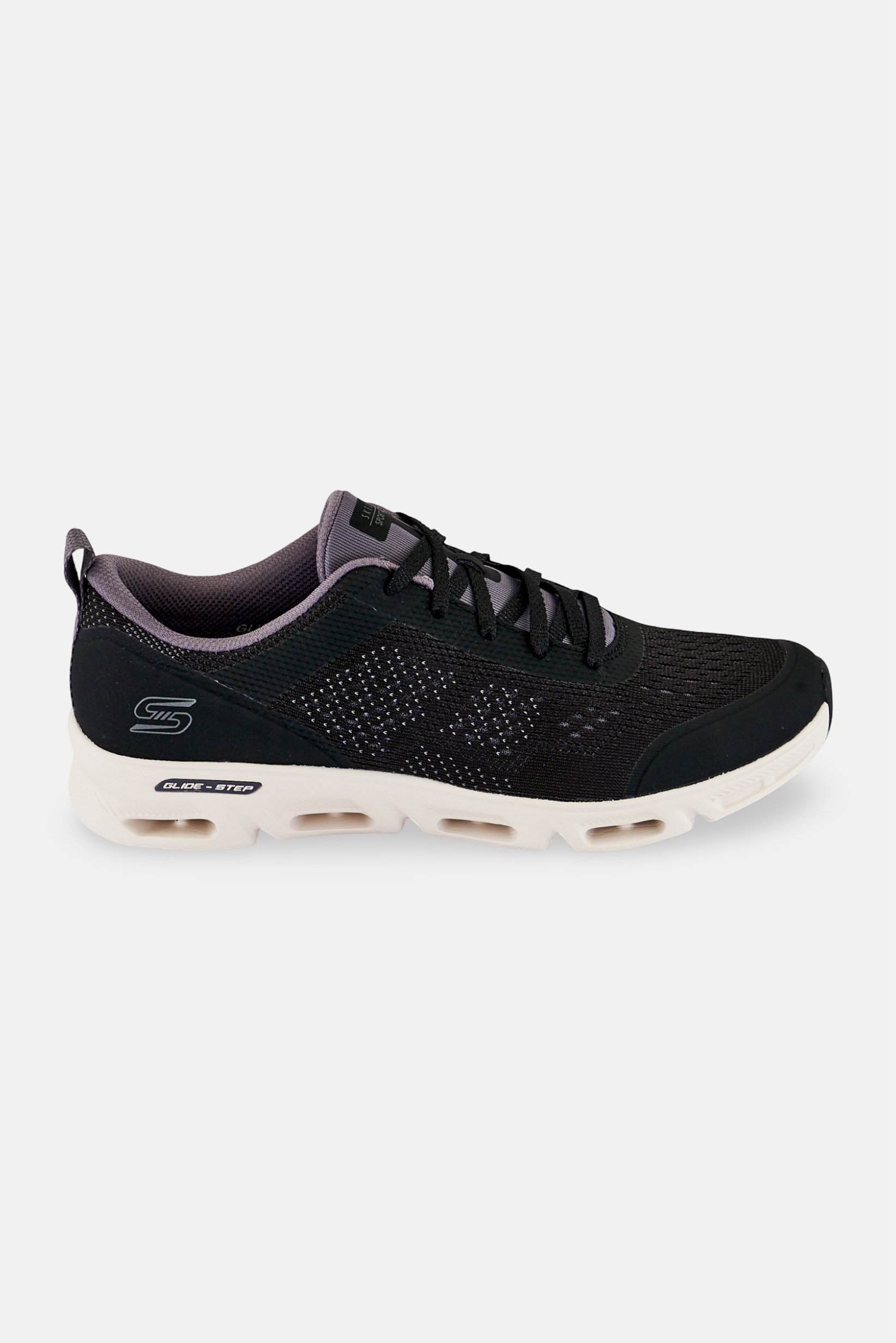Women Glide Step Gratify Lace Up Training Shoes, Black