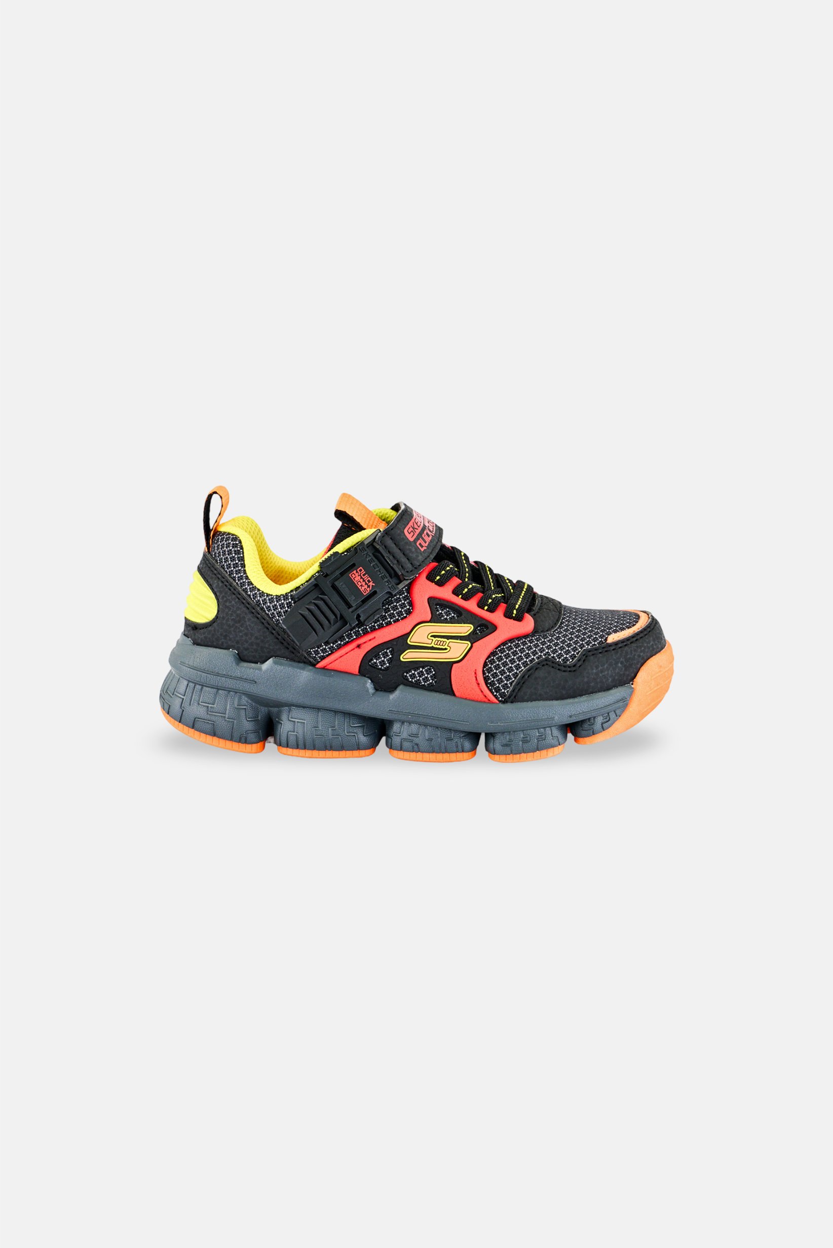 Kids Boy Lunnix Push Button Closure Outdoor Shoes, Multicolor