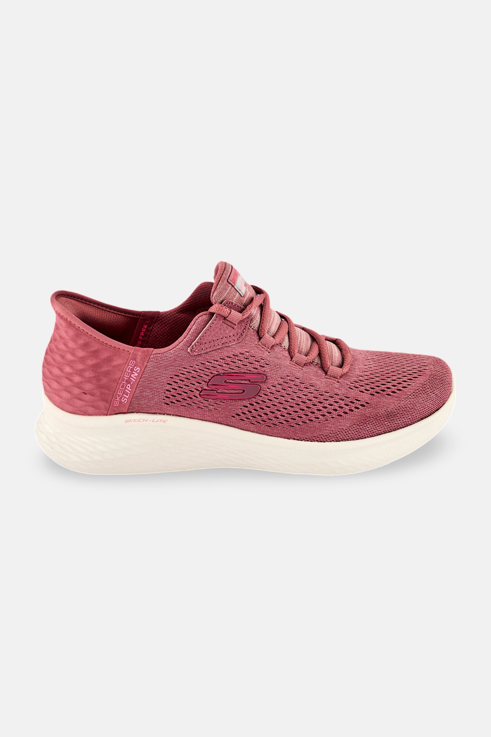 Women Natural Beauty Lace Up Training Shoes, Dark Mauve