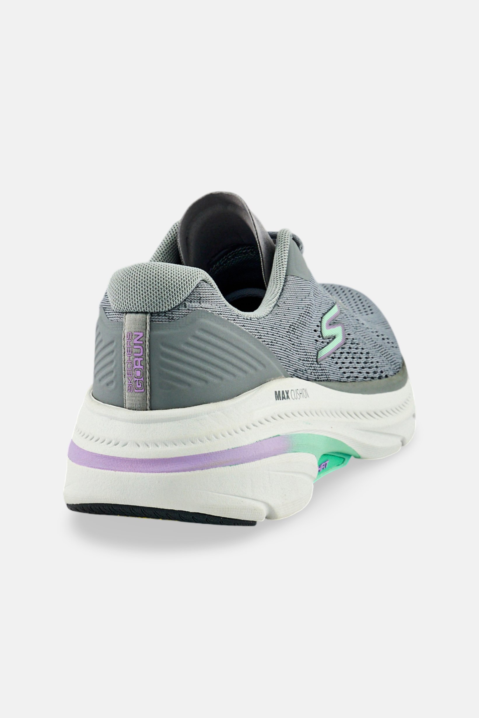 Women Max Cushioning Arch Lace Up Running Shoes, Grey