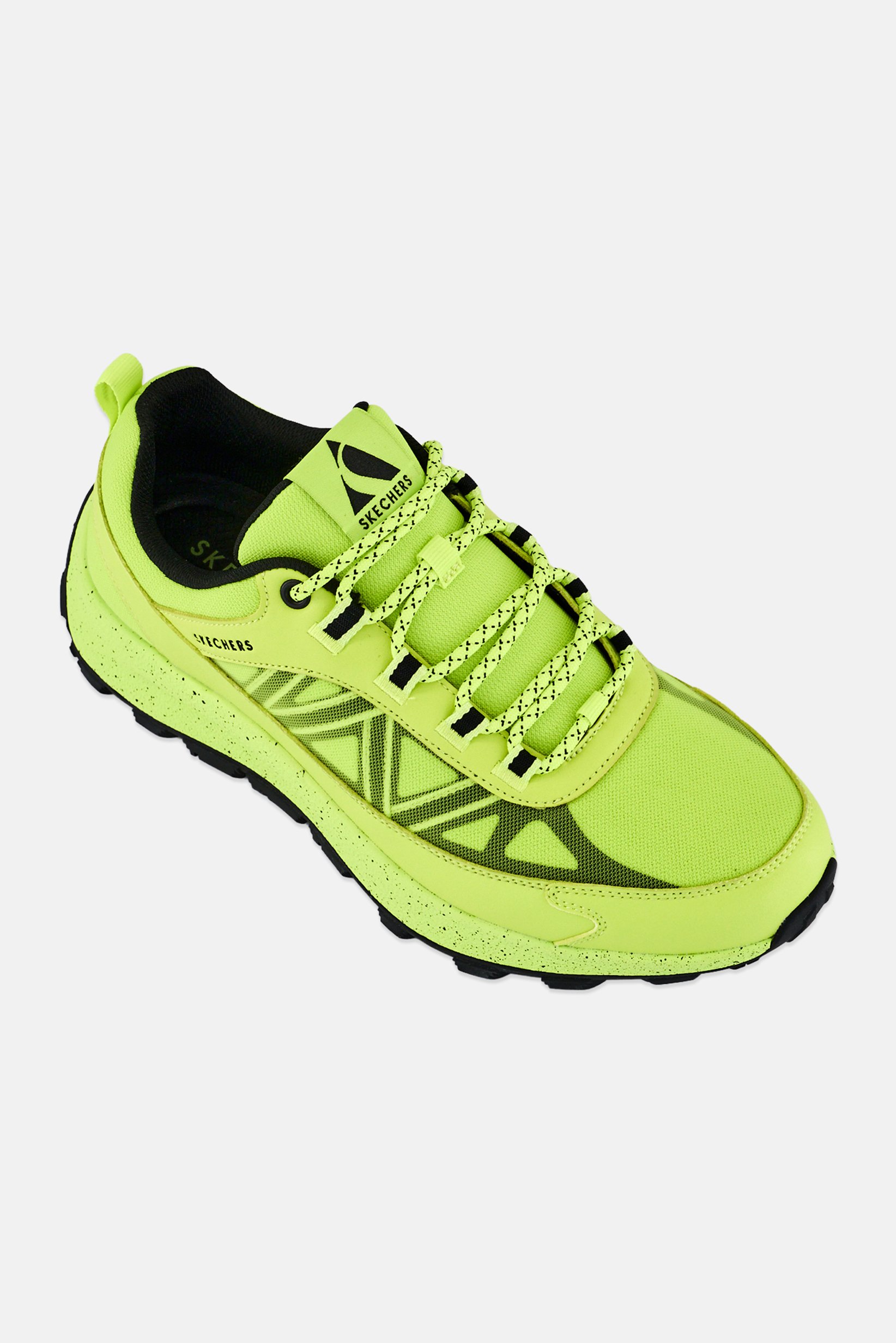 Men Urbex Lace Up Running Shoes, Lime Green