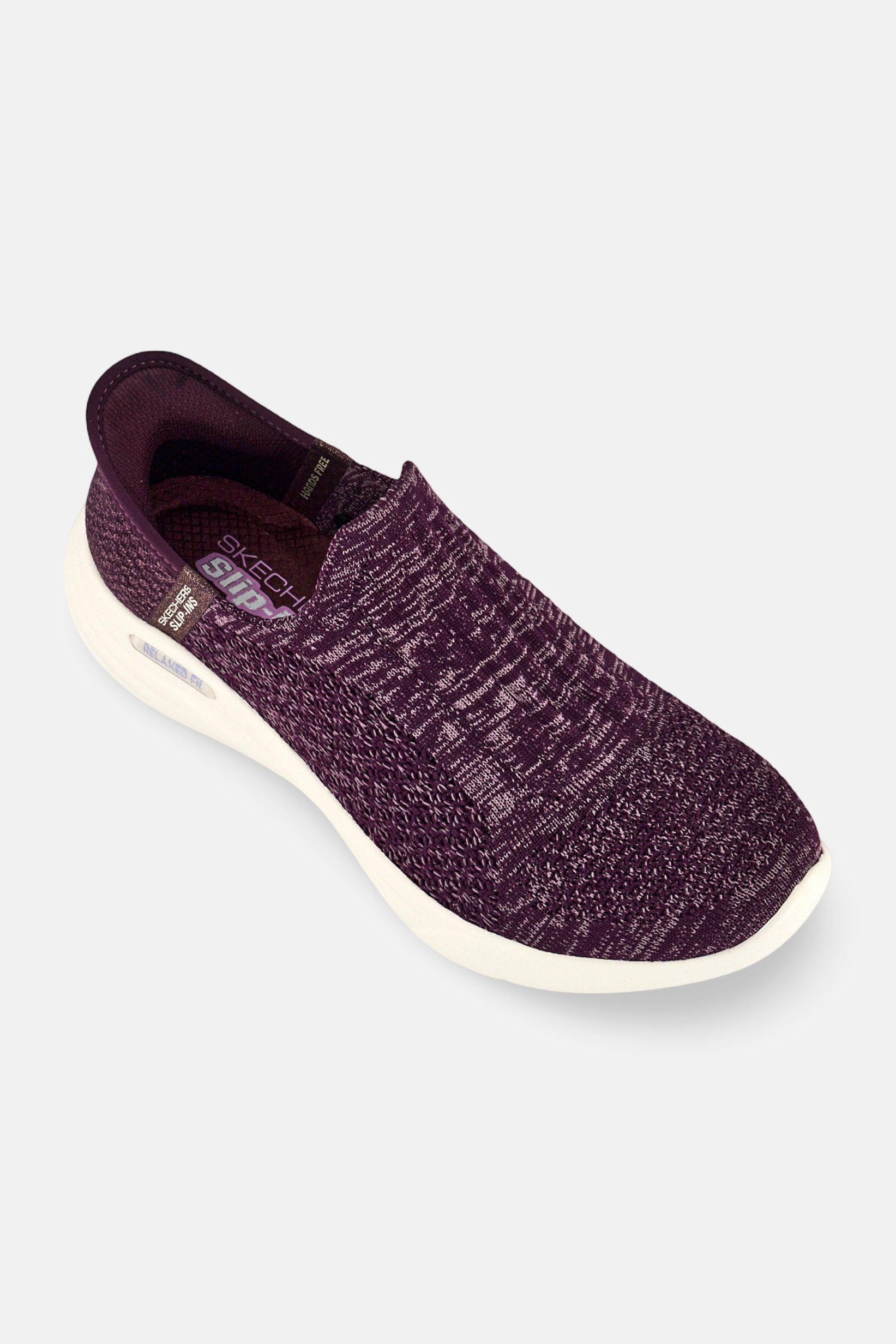 Women Relaxed Fit Slip On Training Shoes, Purple