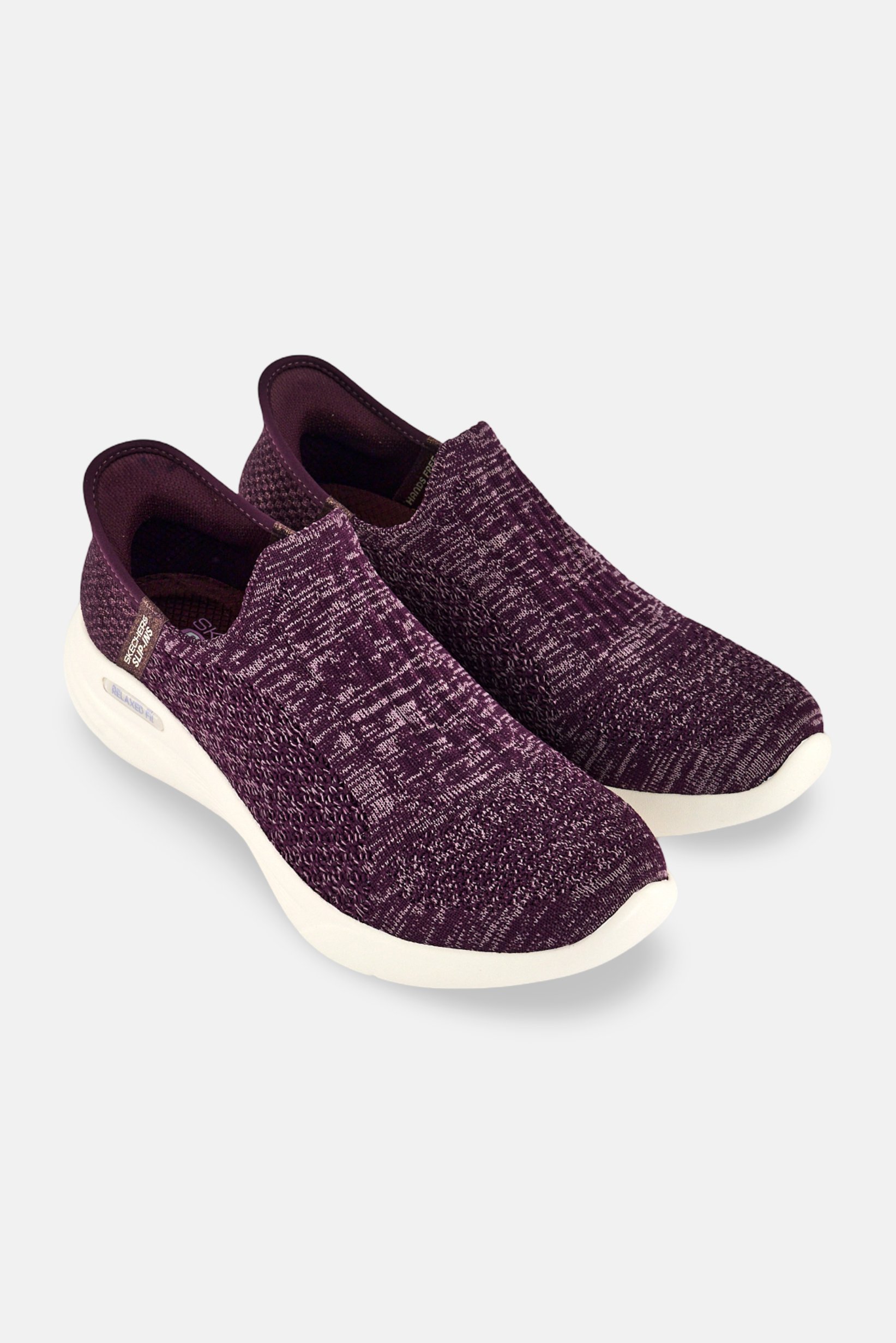 Women Relaxed Fit Slip On Training Shoes, Purple