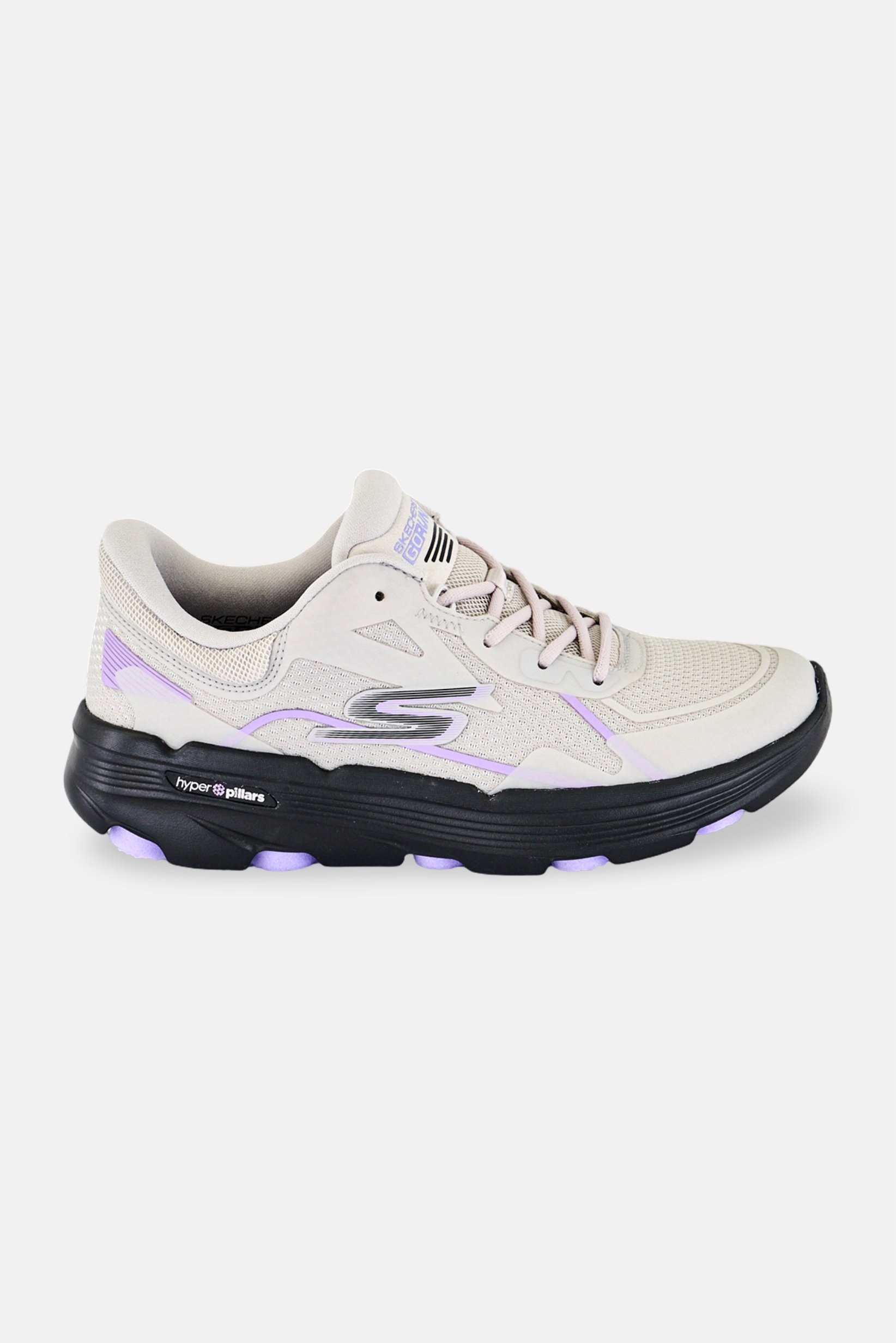 Women Go Run Lace Up Training Shoes, Light Grey