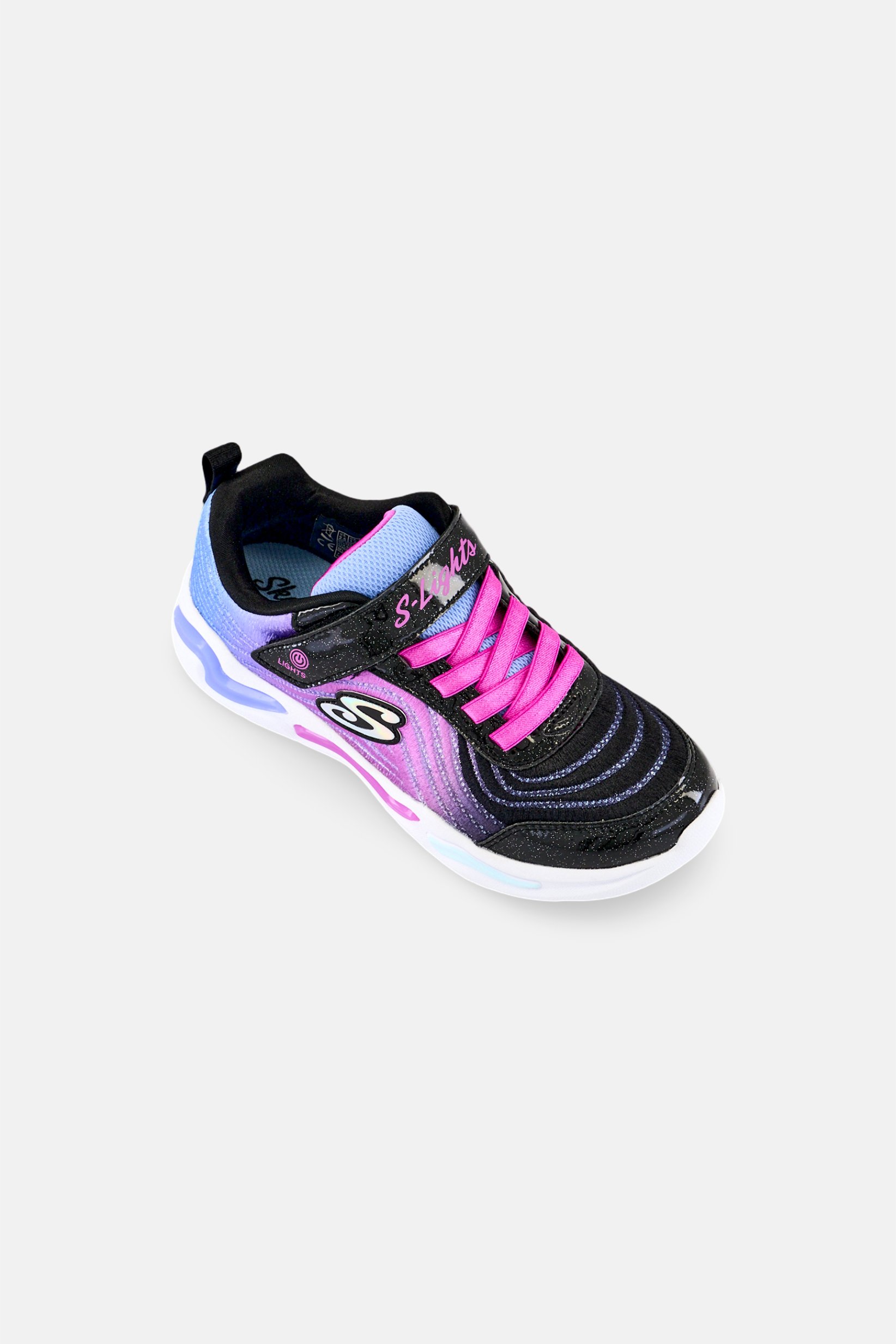 Kids Girl Ombre Express Velcro Closure Outdoor Shoes, Multicolor