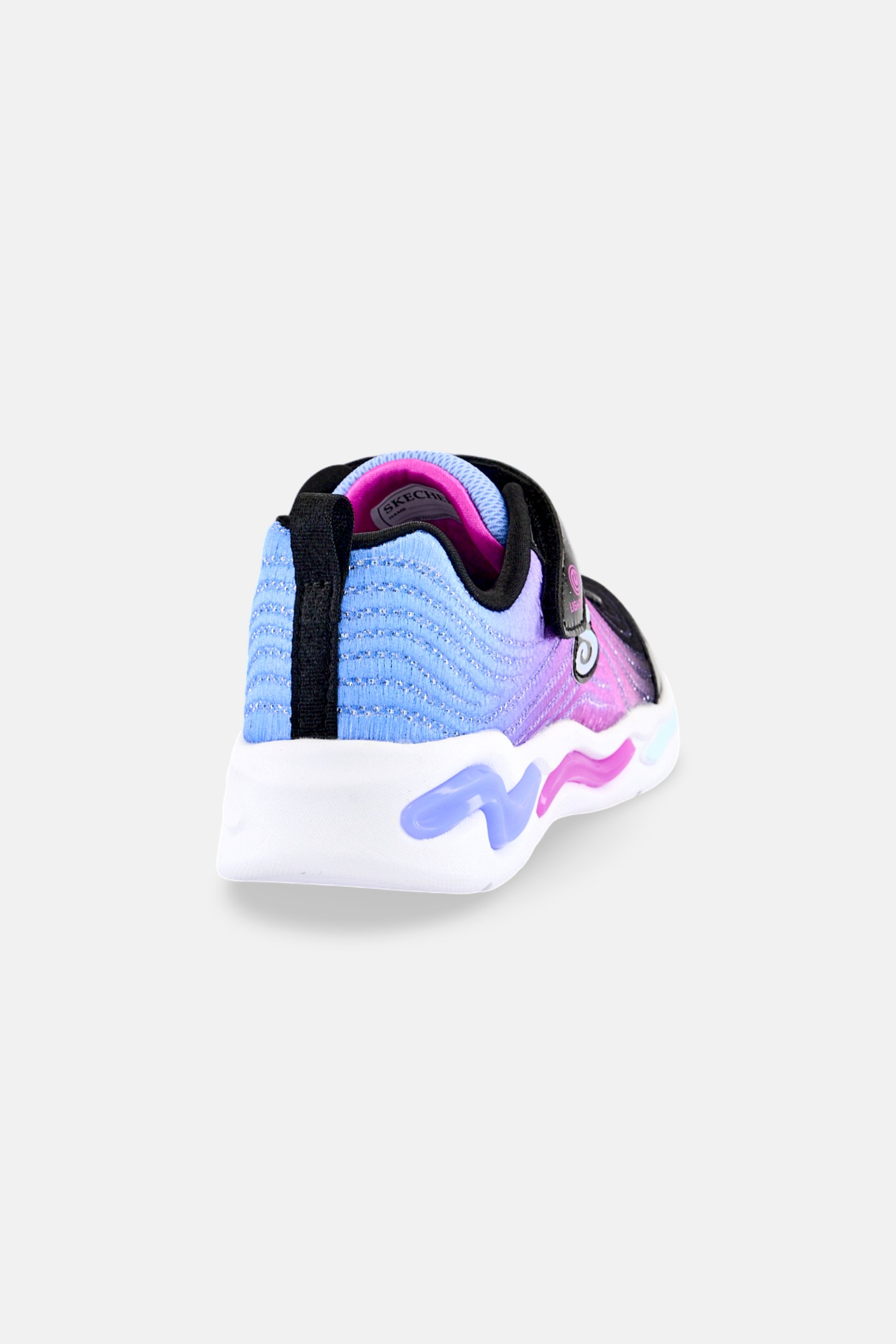 Kids Girl Ombre Express Velcro Closure Outdoor Shoes, Multicolor