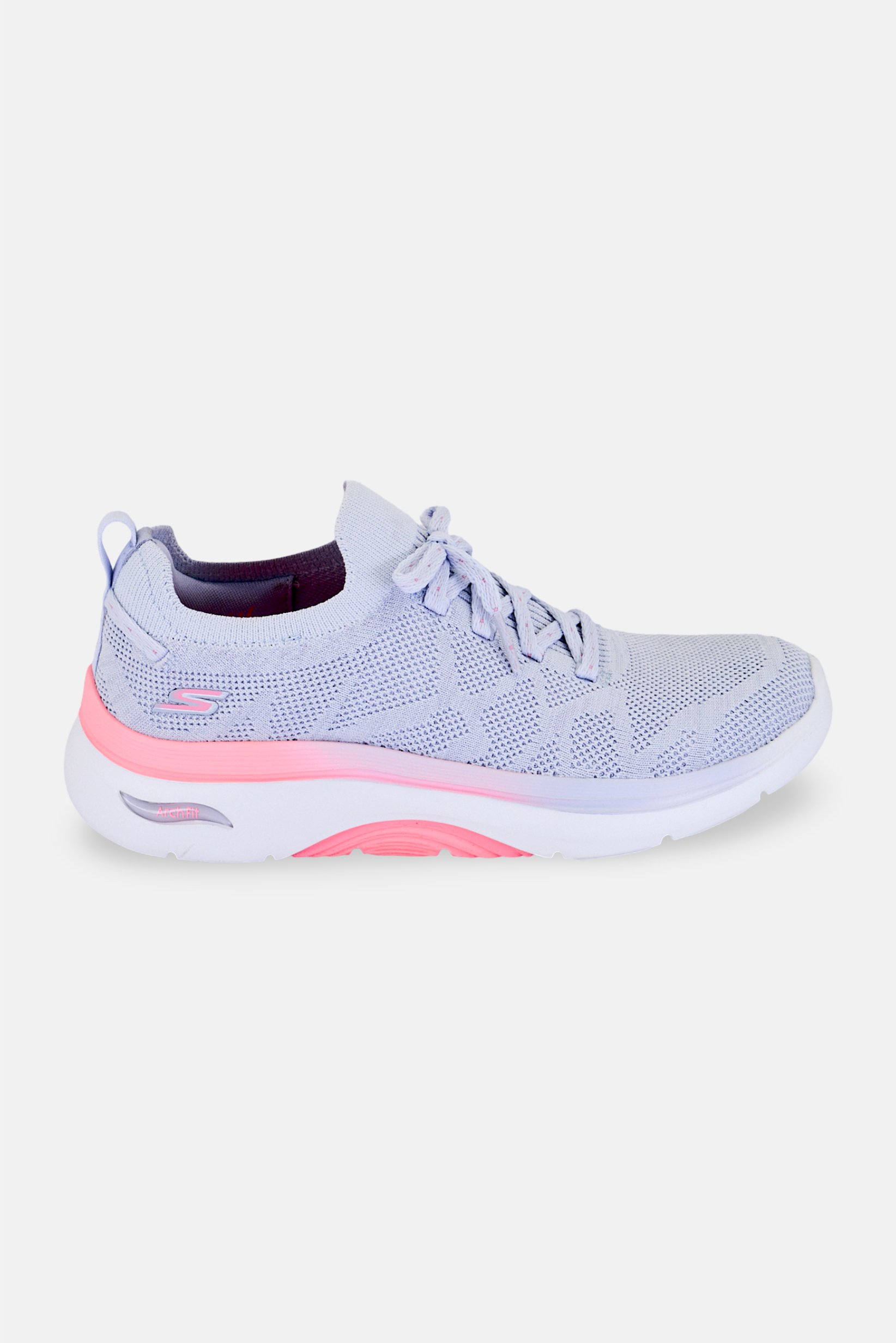 Women Go Walk Arch Fit 2,0 Lace Up Walking Shoes, Grey