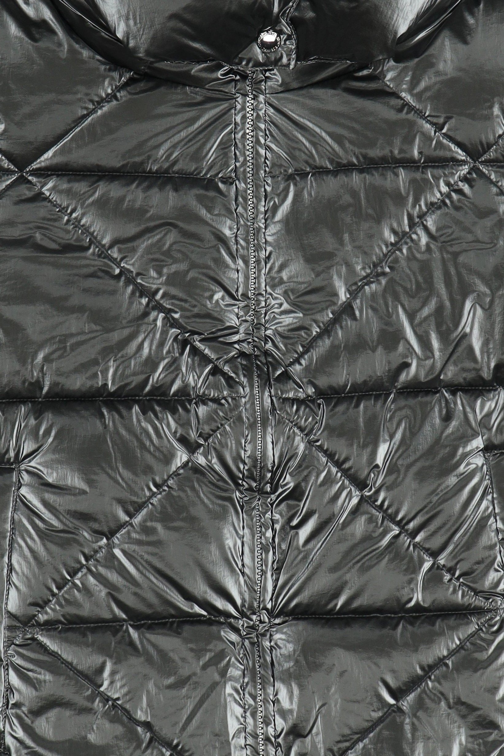 Women Quilted Puffer Jacket, Grey