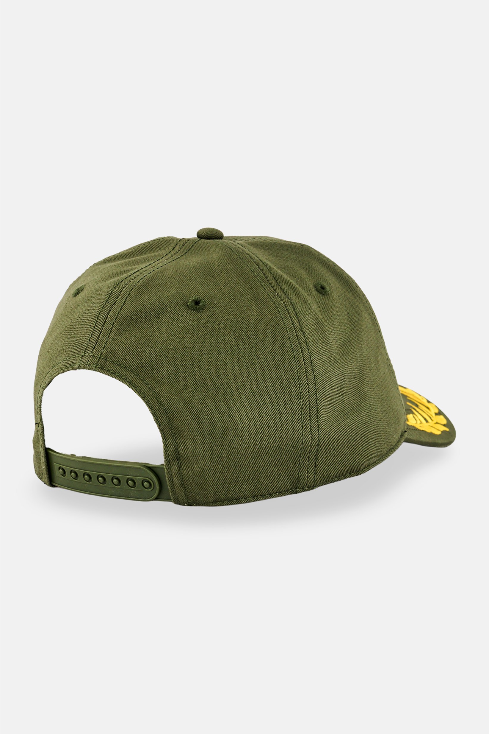 Men Embroidered Adjustable Cap, Olive