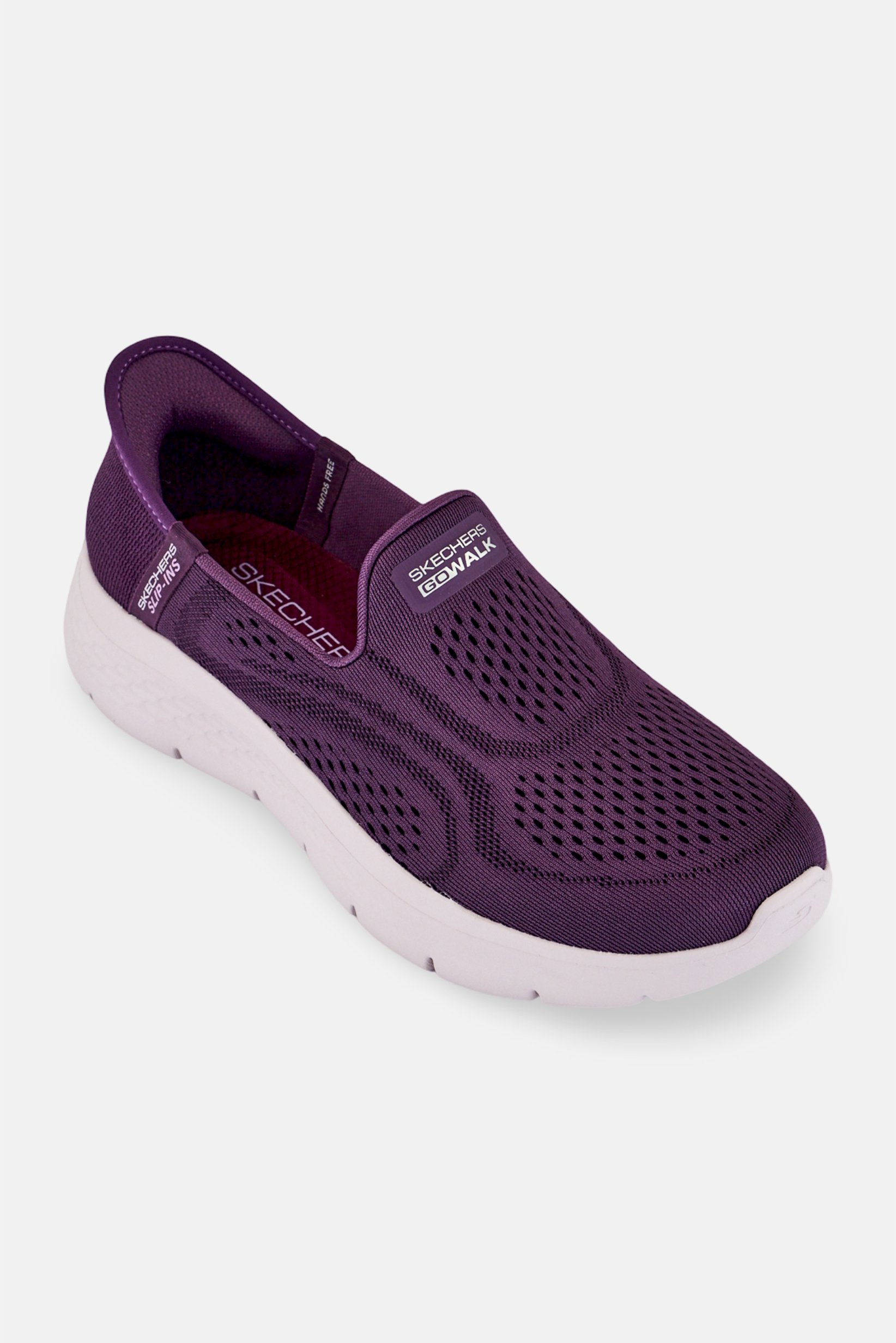 Women Go Walk Flex Slip On Walking Shoes, Purple
