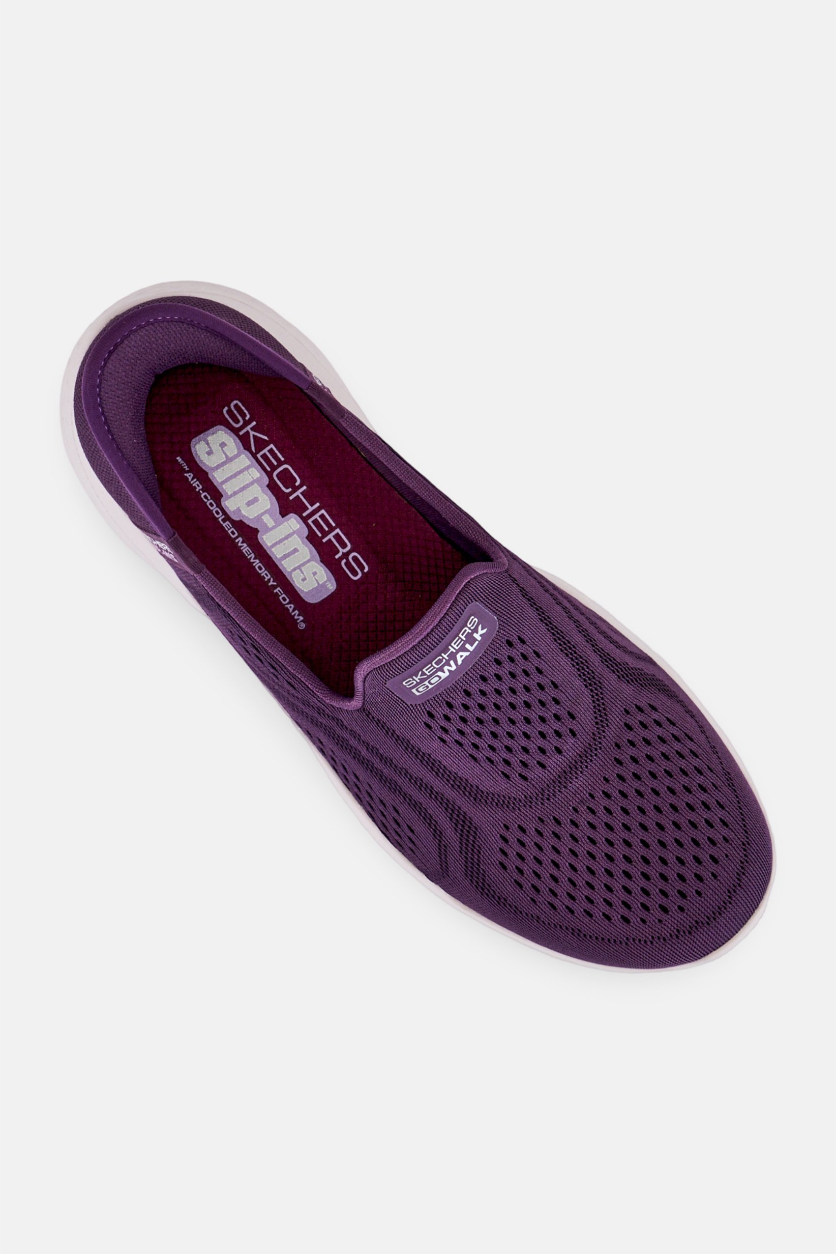 Women Go Walk Flex Slip On Walking Shoes, Purple