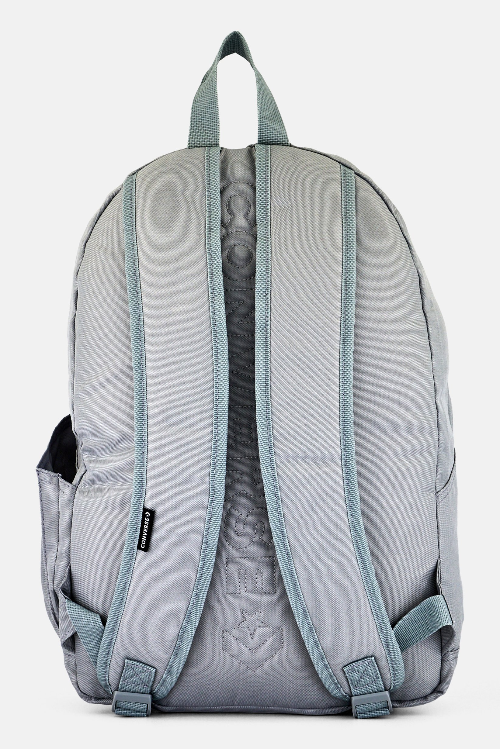 Men Brand Logo Backpack, Grey