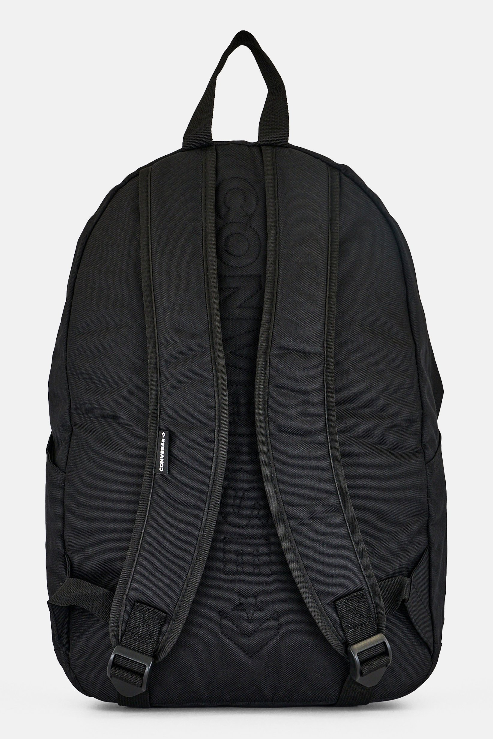 Men Brand Logo Backpack, Black