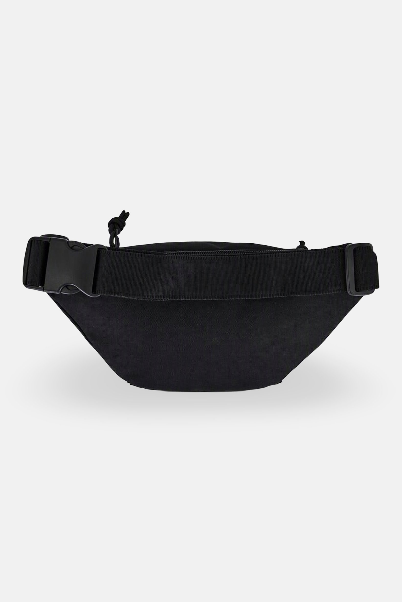 Men Brand Logo Fanny Bag, Black