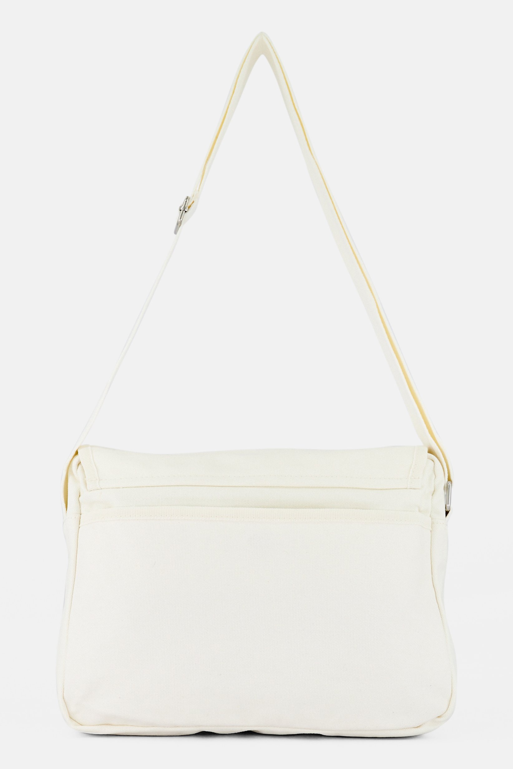 Men Brand Logo Cross Body Bag, White